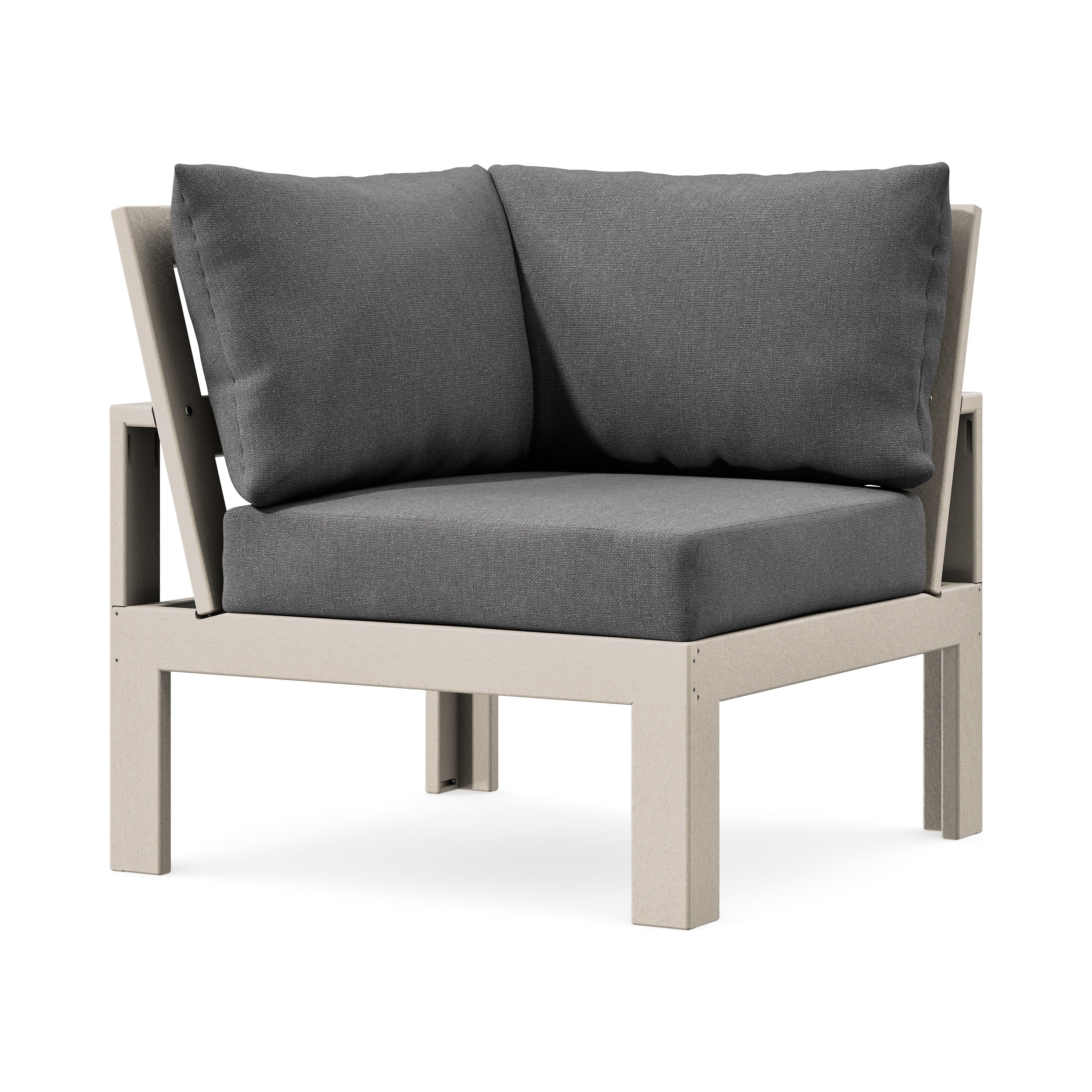 Modular Corner Chair in Sand / Ash Charcoal