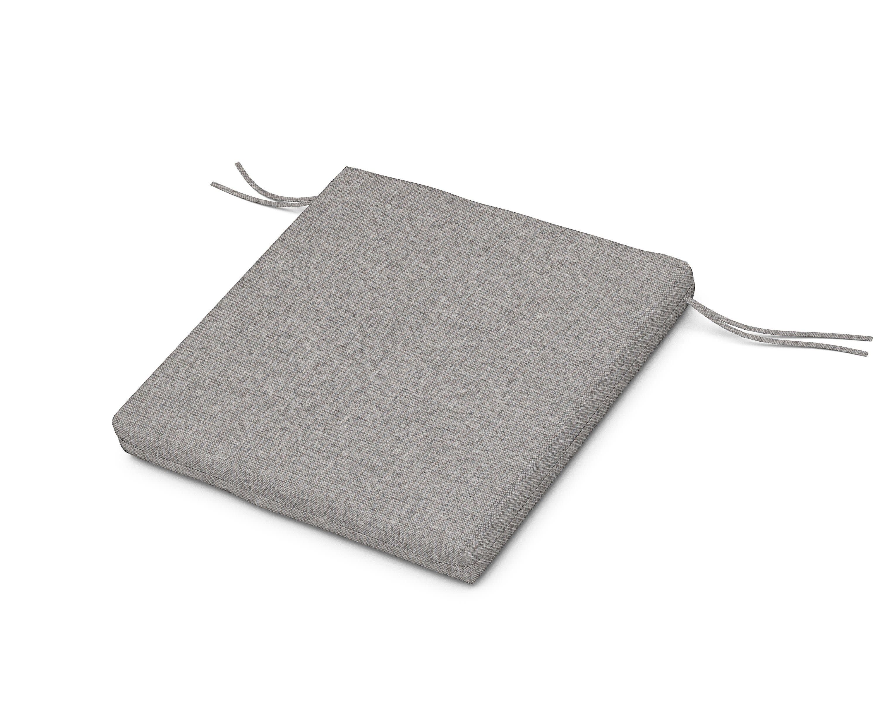 Seat Cushion - 20"D x 20"W x 2.5"H in Grey Mist