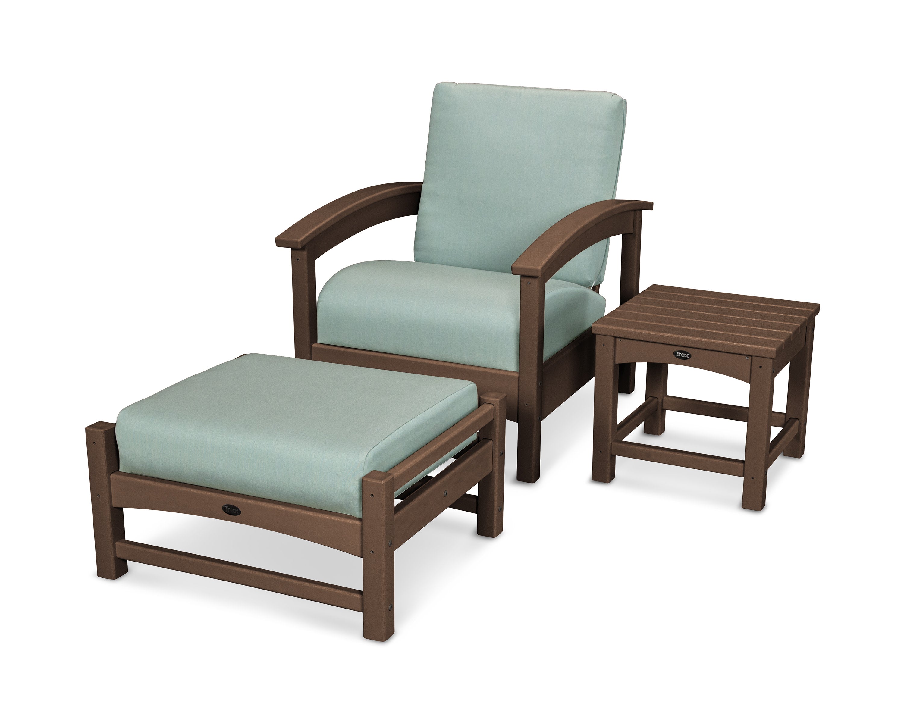 Rockport 3-Piece Deep Seating Set in Vintage Lantern / Spa