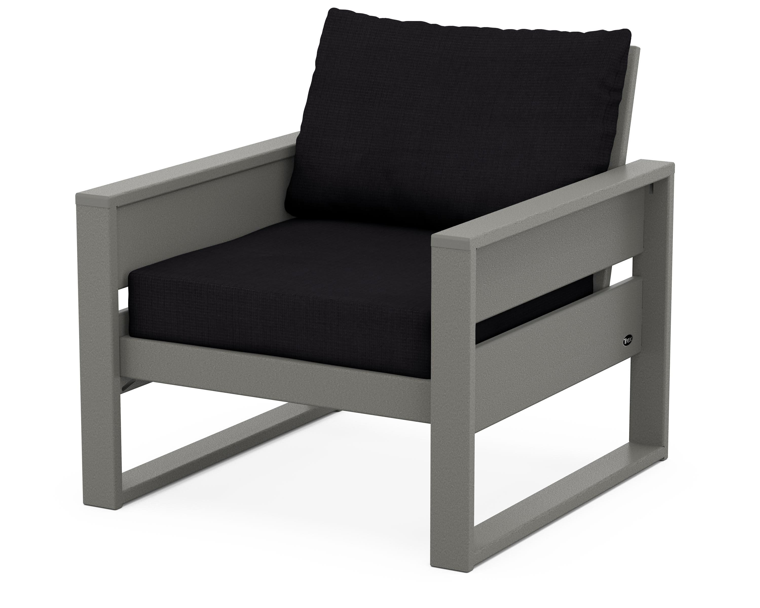 Eastport Club Chair in Stepping Stone / Midnight Linen
