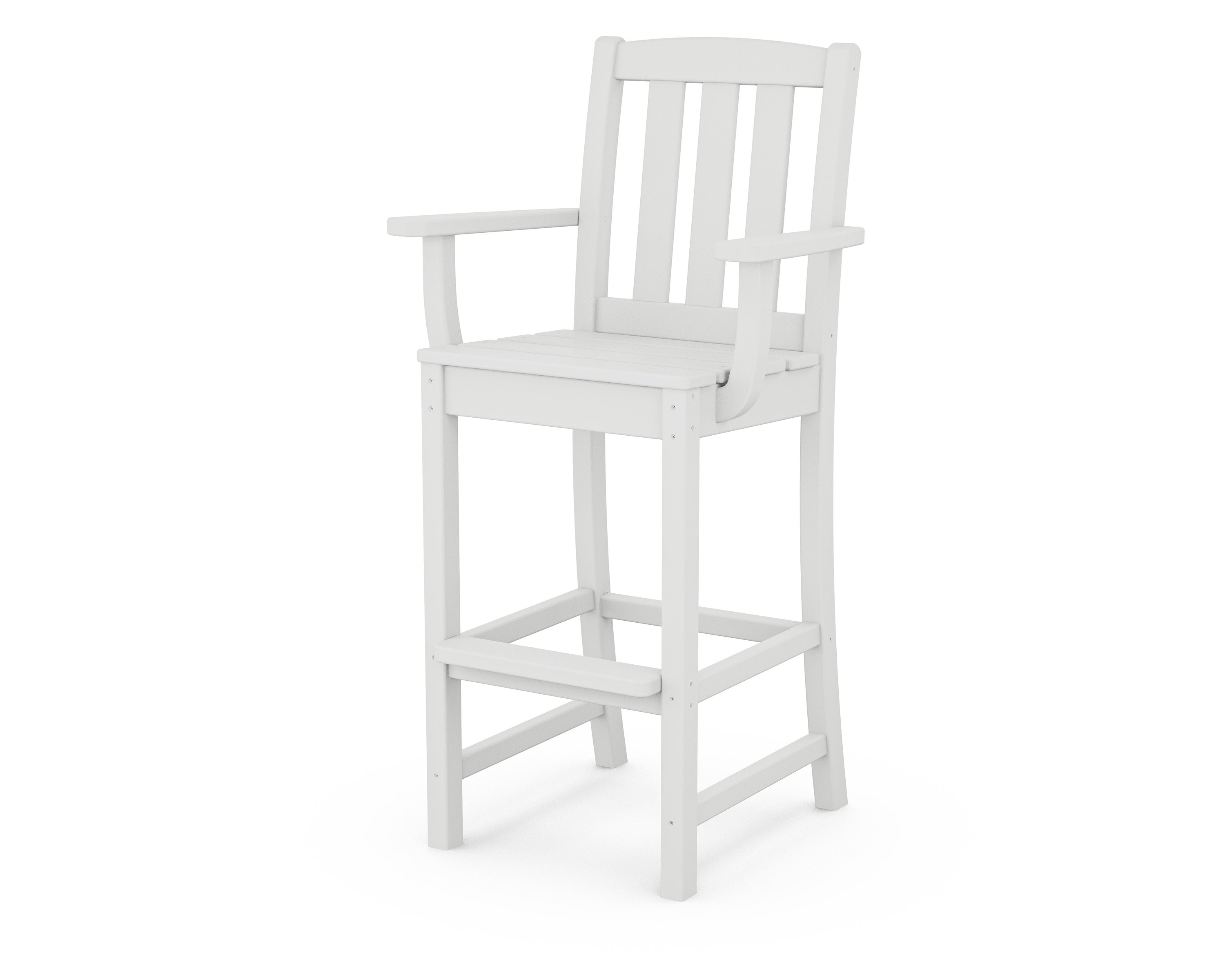 Cape Cod Bar Arm Chair in Classic White