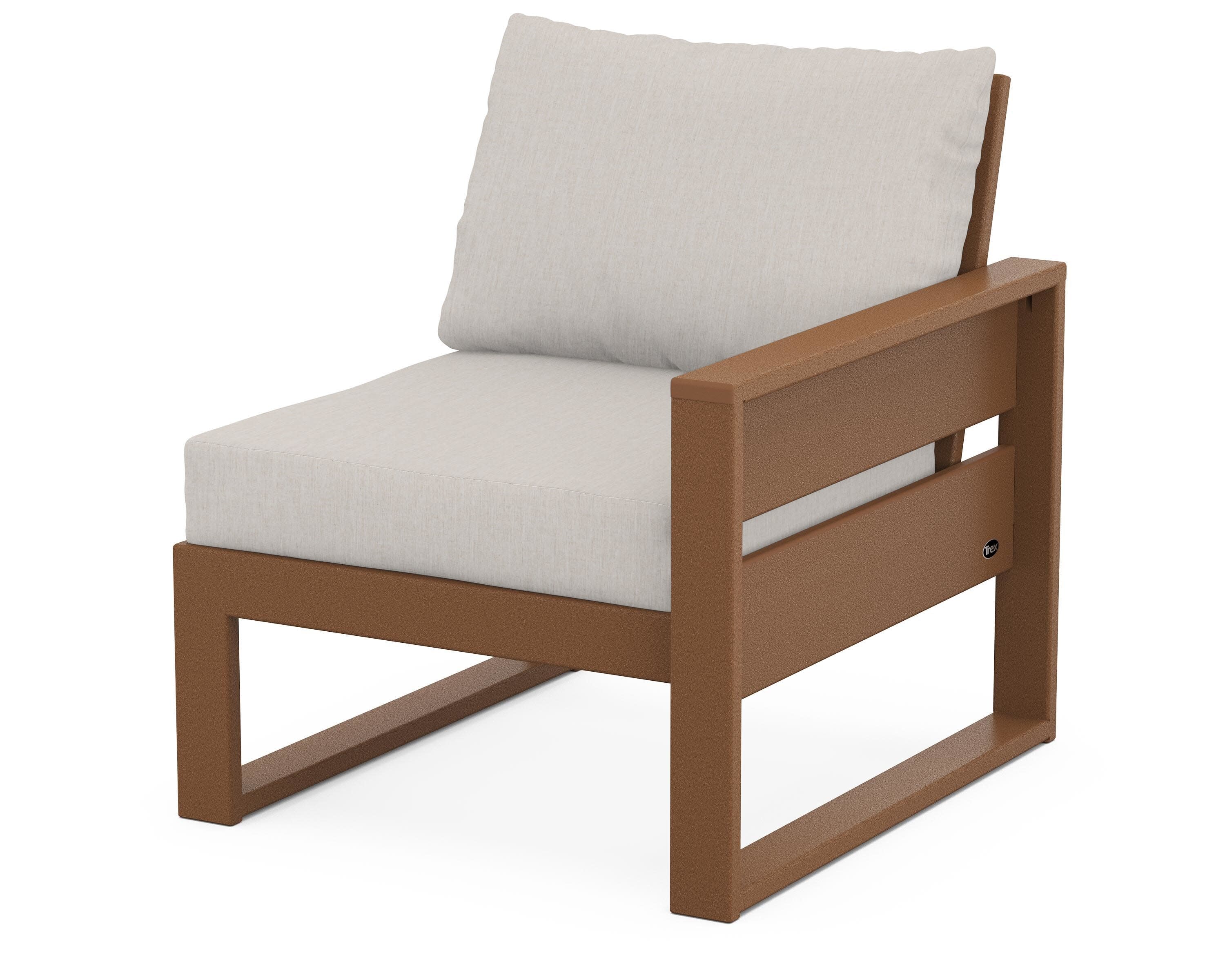 Eastport Modular Right Arm Chair in Tree House / Cast Ash