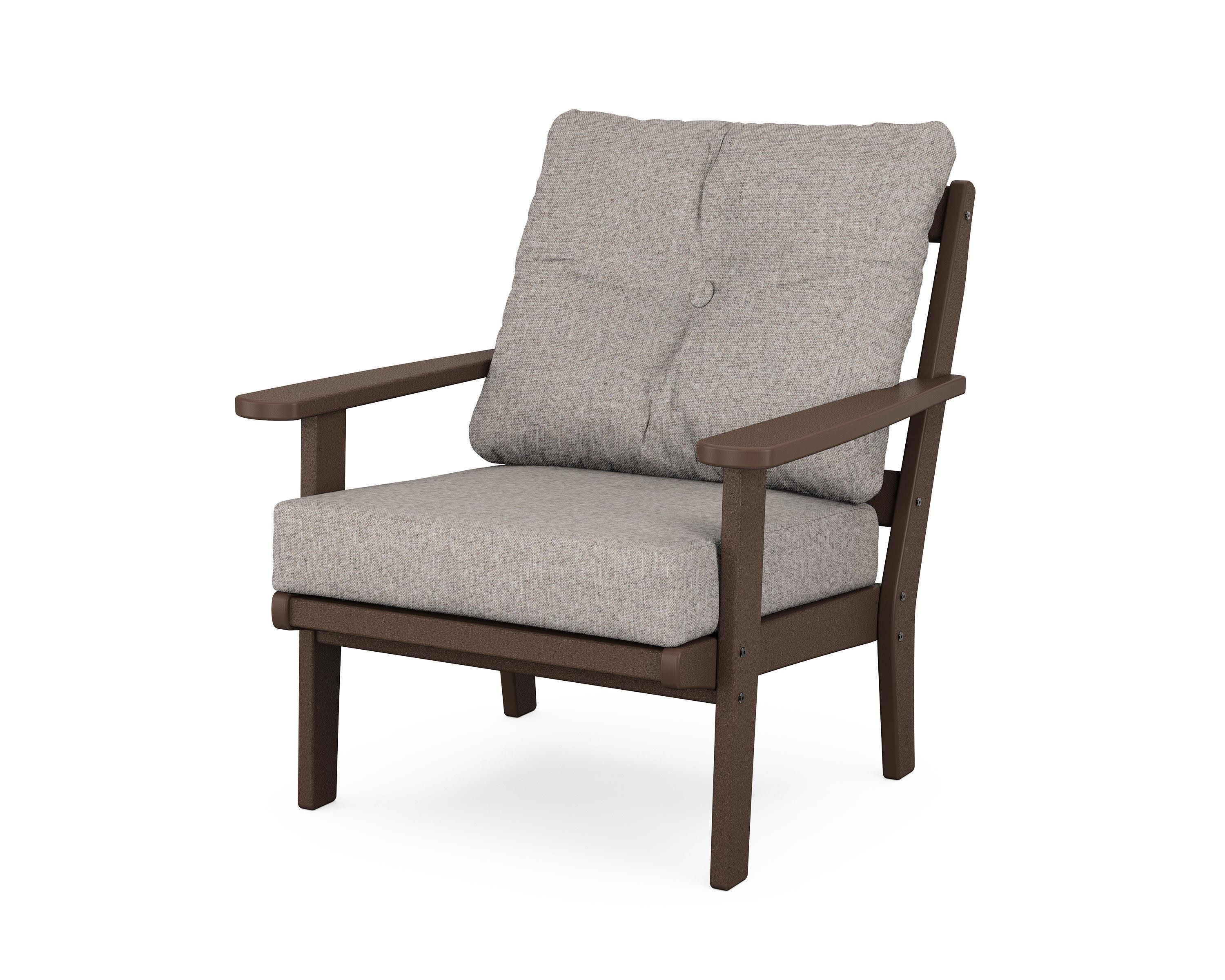 Cape Cod Deep Seating Chair in Vintage Lantern / Weathered Tweed