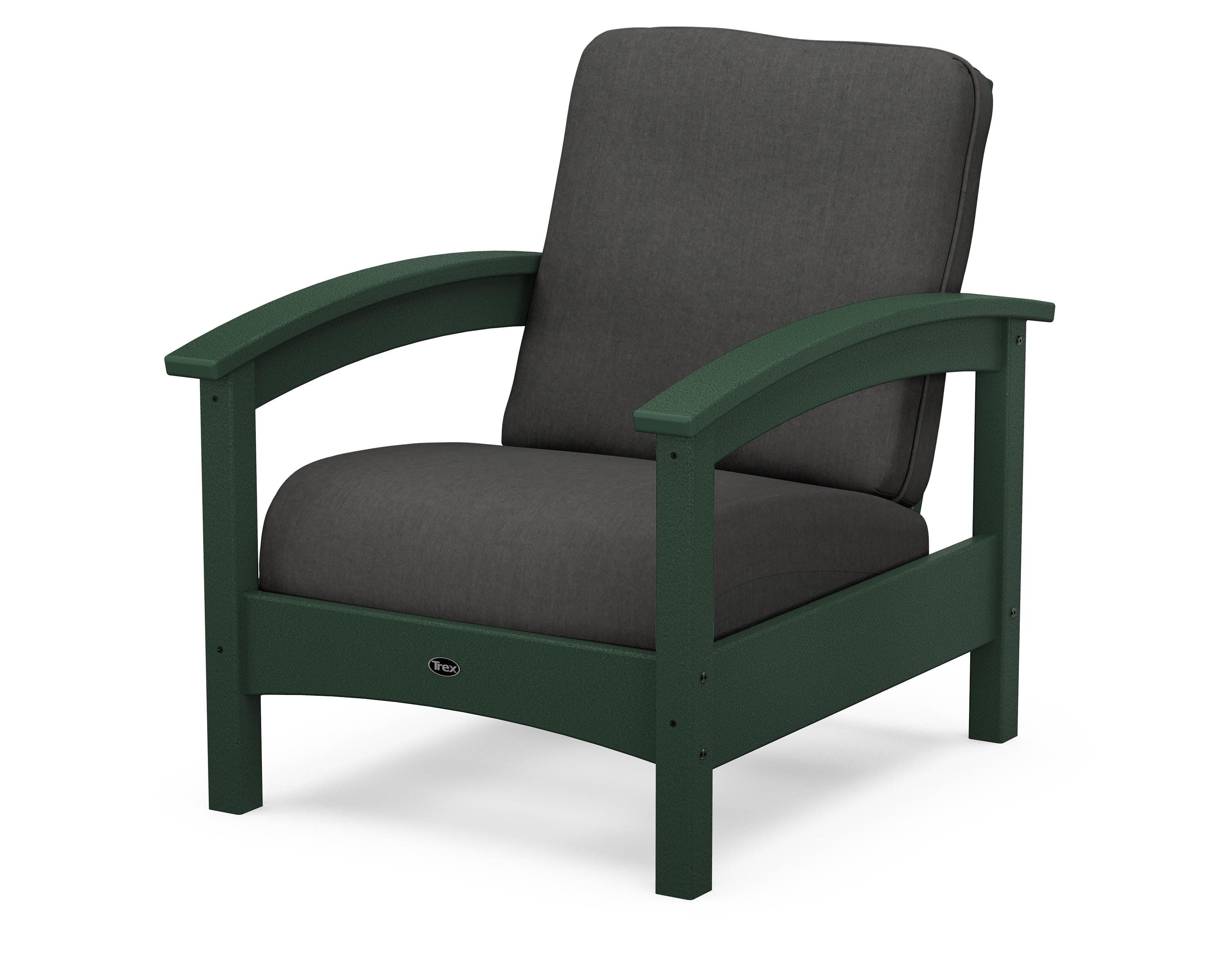 Rockport Club Chair in Rainforest Canopy / Spectrum Carbon