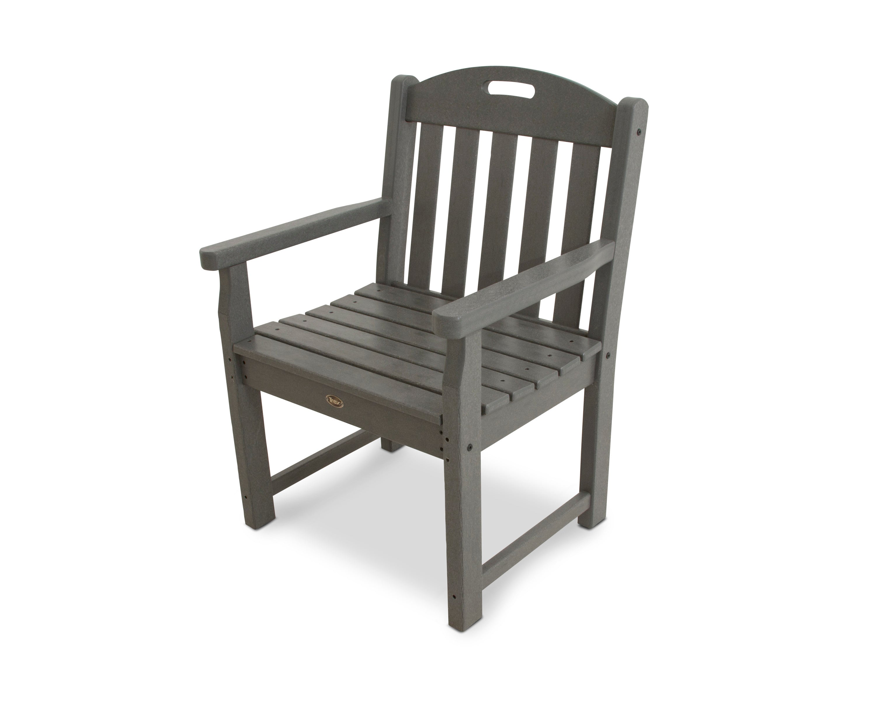 Yacht Club Garden Arm Chair in Stepping Stone