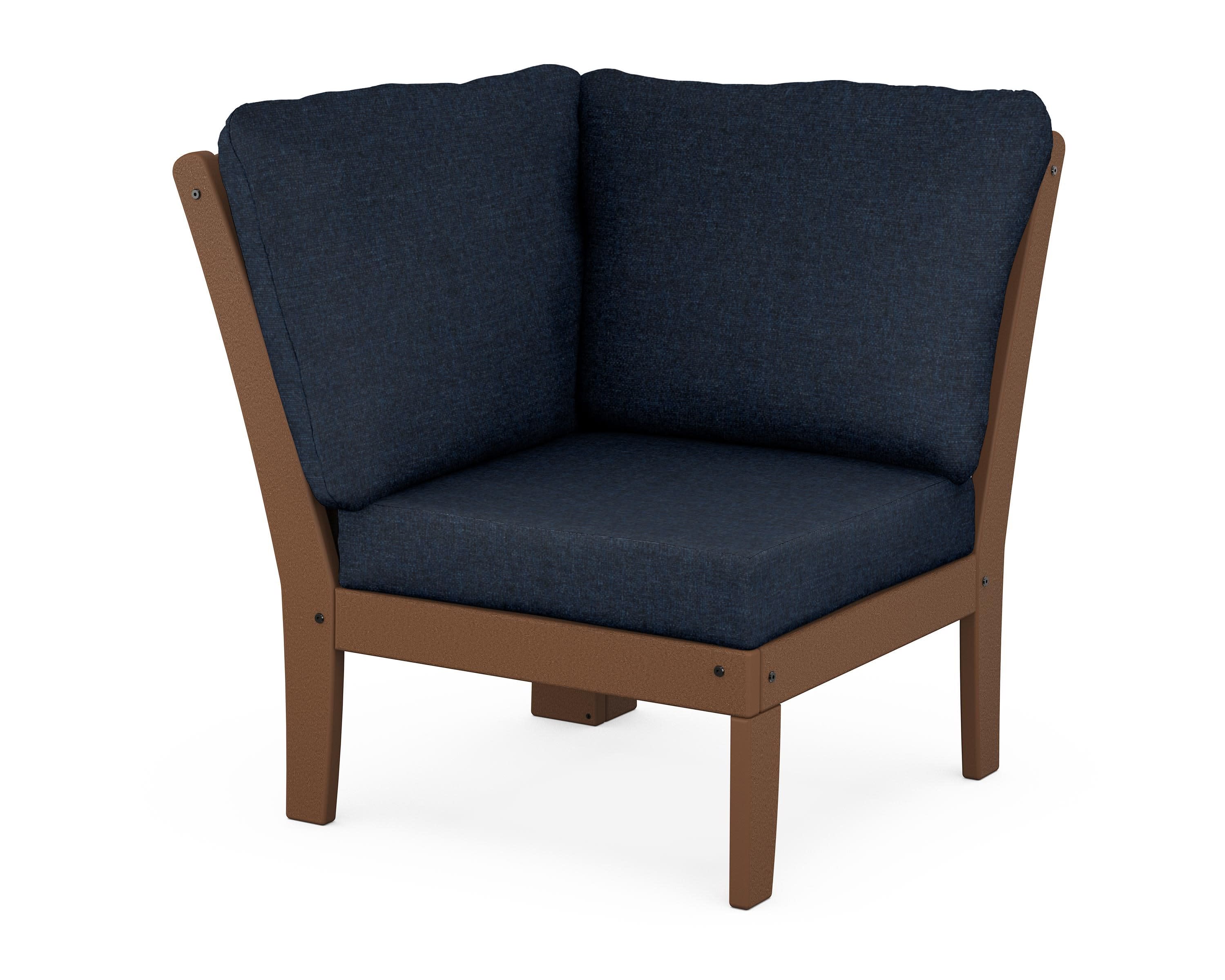 Yacht Club Modular Corner Chair in Tree House / Marine Indigo