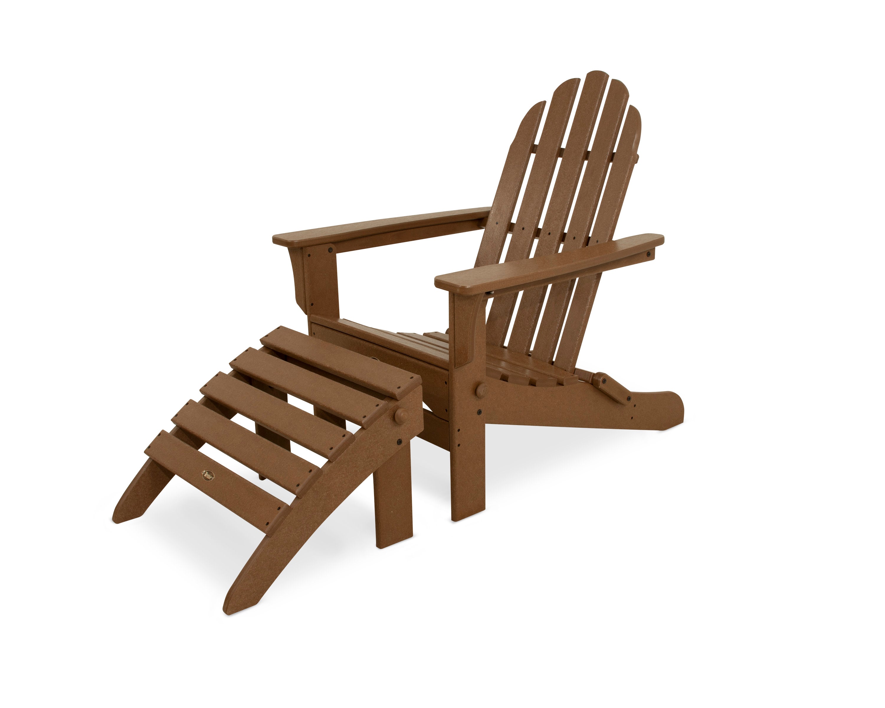 Cape Cod 2-Piece Folding Adirondack Seating Set in Tree House