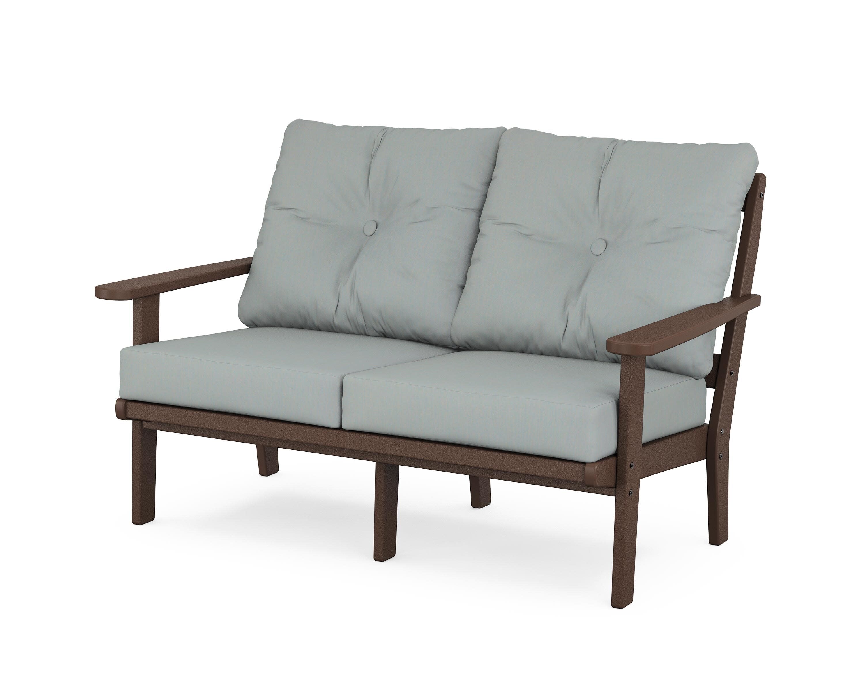 Cape Cod Deep Seating Loveseat in Vintage Lantern / Spa
