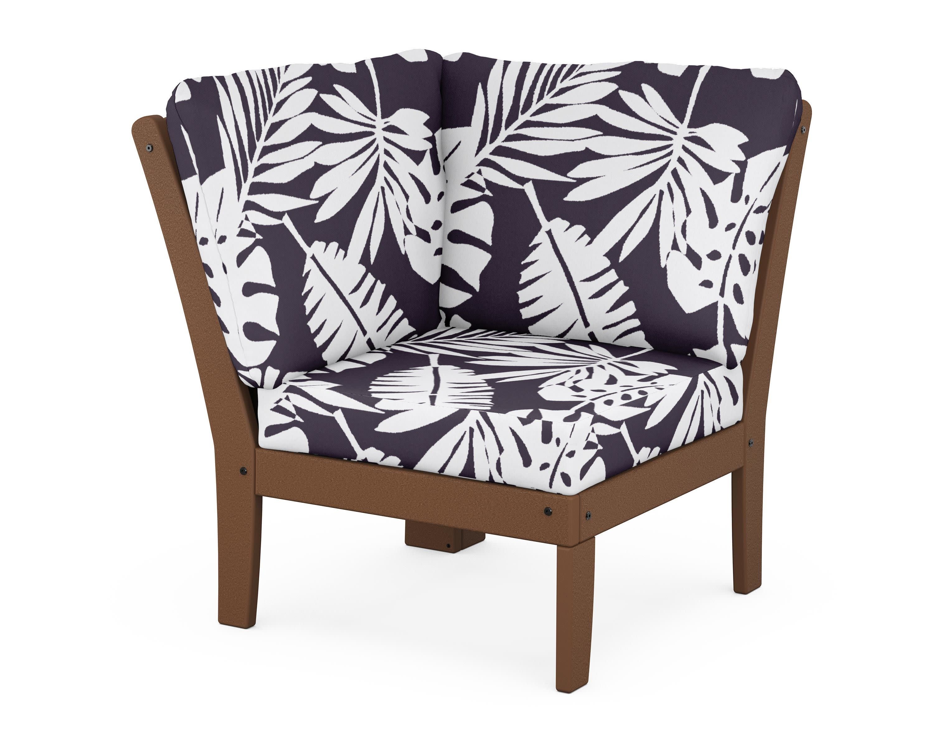 Yacht Club Modular Corner Chair in Tree House / Leaf Navy