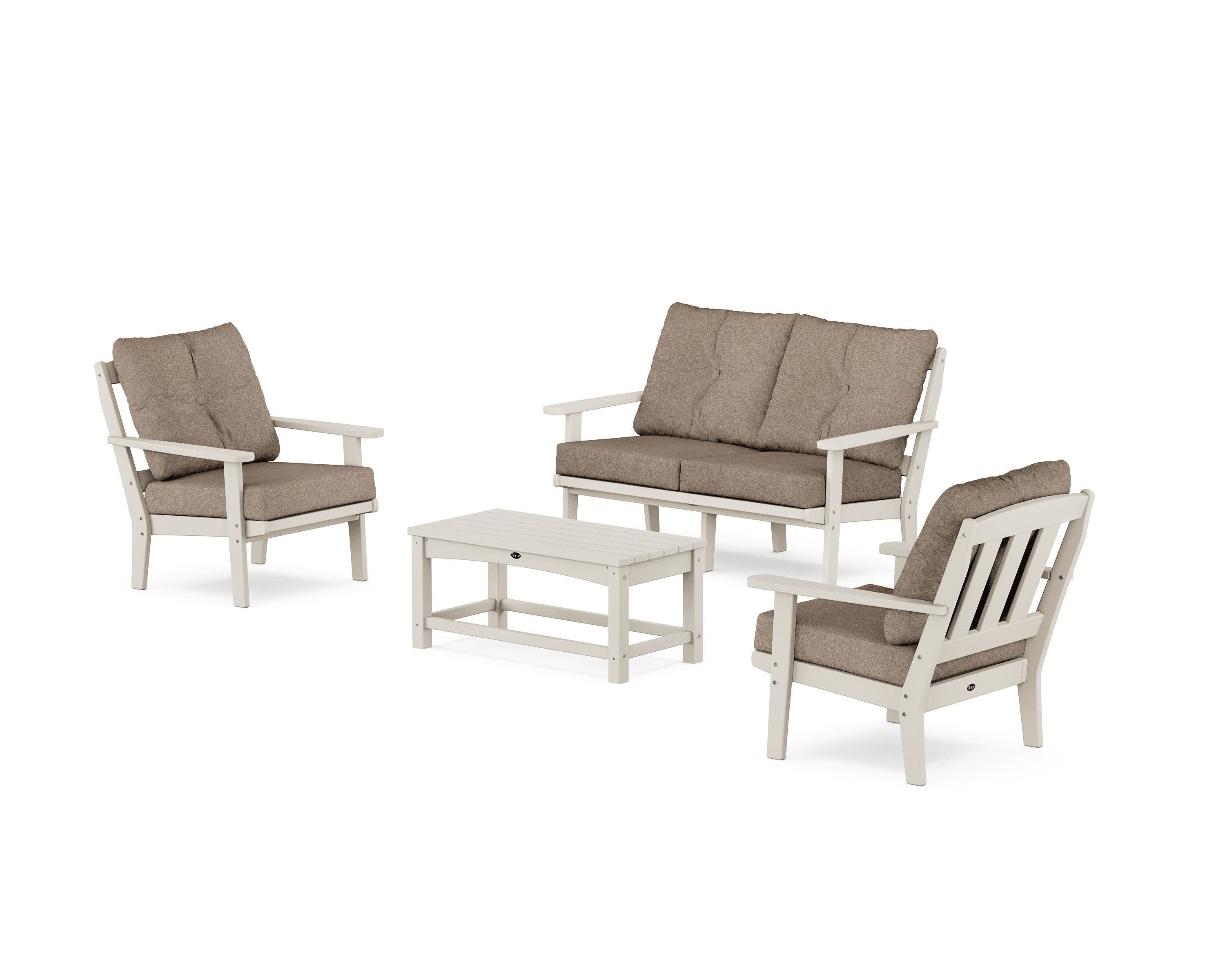 Cape Cod 4-Piece Deep Seating Set with Loveseat
