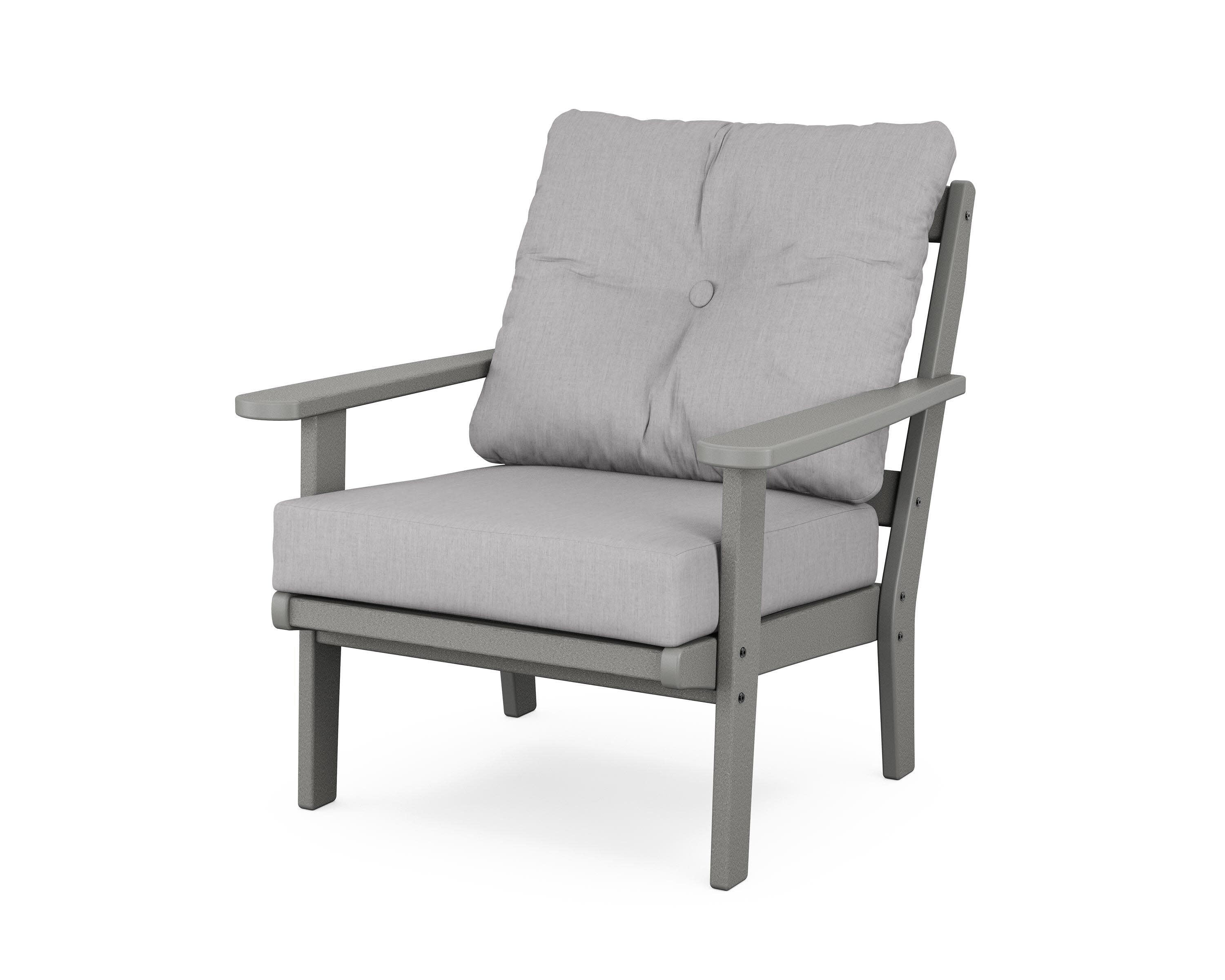 Cape Cod Deep Seating Chair in Stepping Stone / Granite