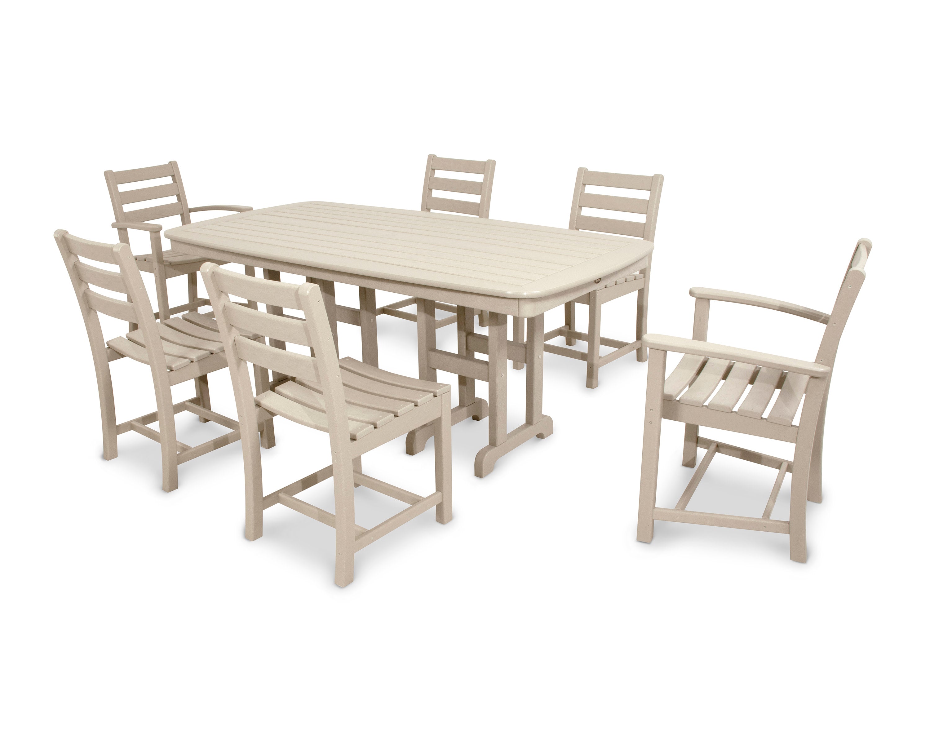 Monterey Bay 7-Piece Dining Set in Sand Castle