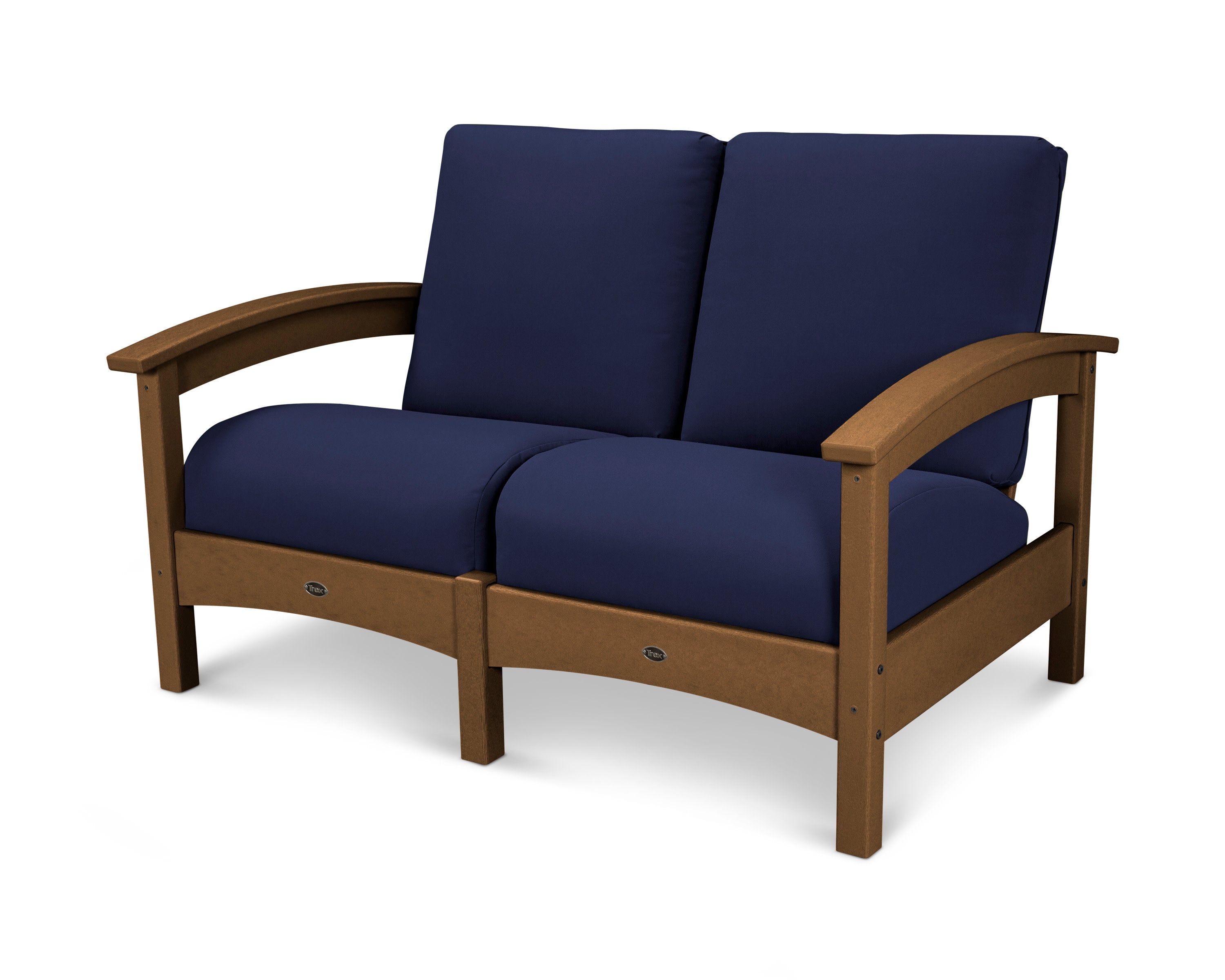 Rockport Club Loveseat in Tree House / Navy