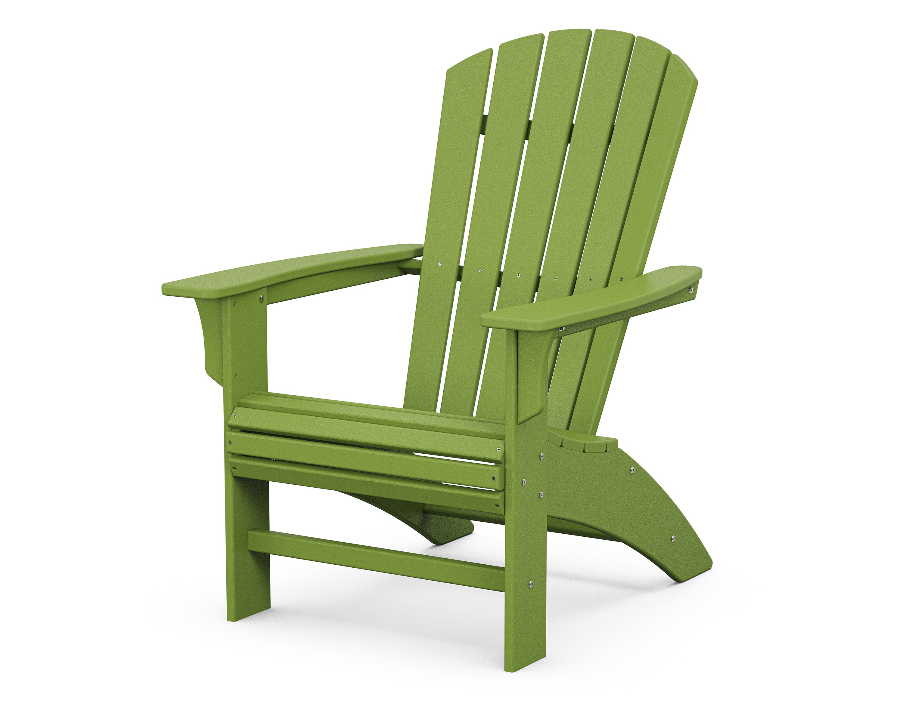 Yacht Club Curveback Adirondack Chair in Lime