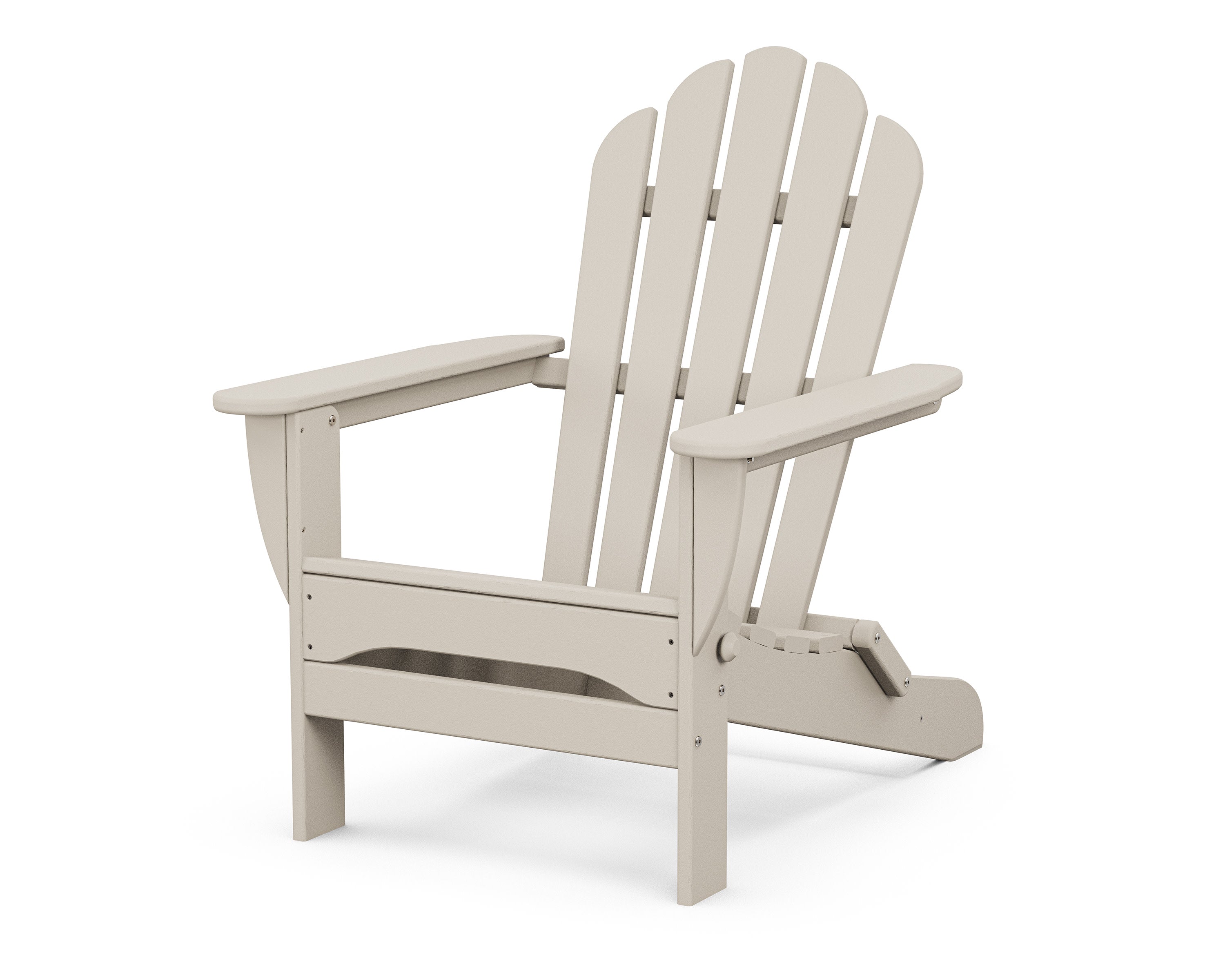 Monterey Bay Folding Adirondack Chair in Sand Castle