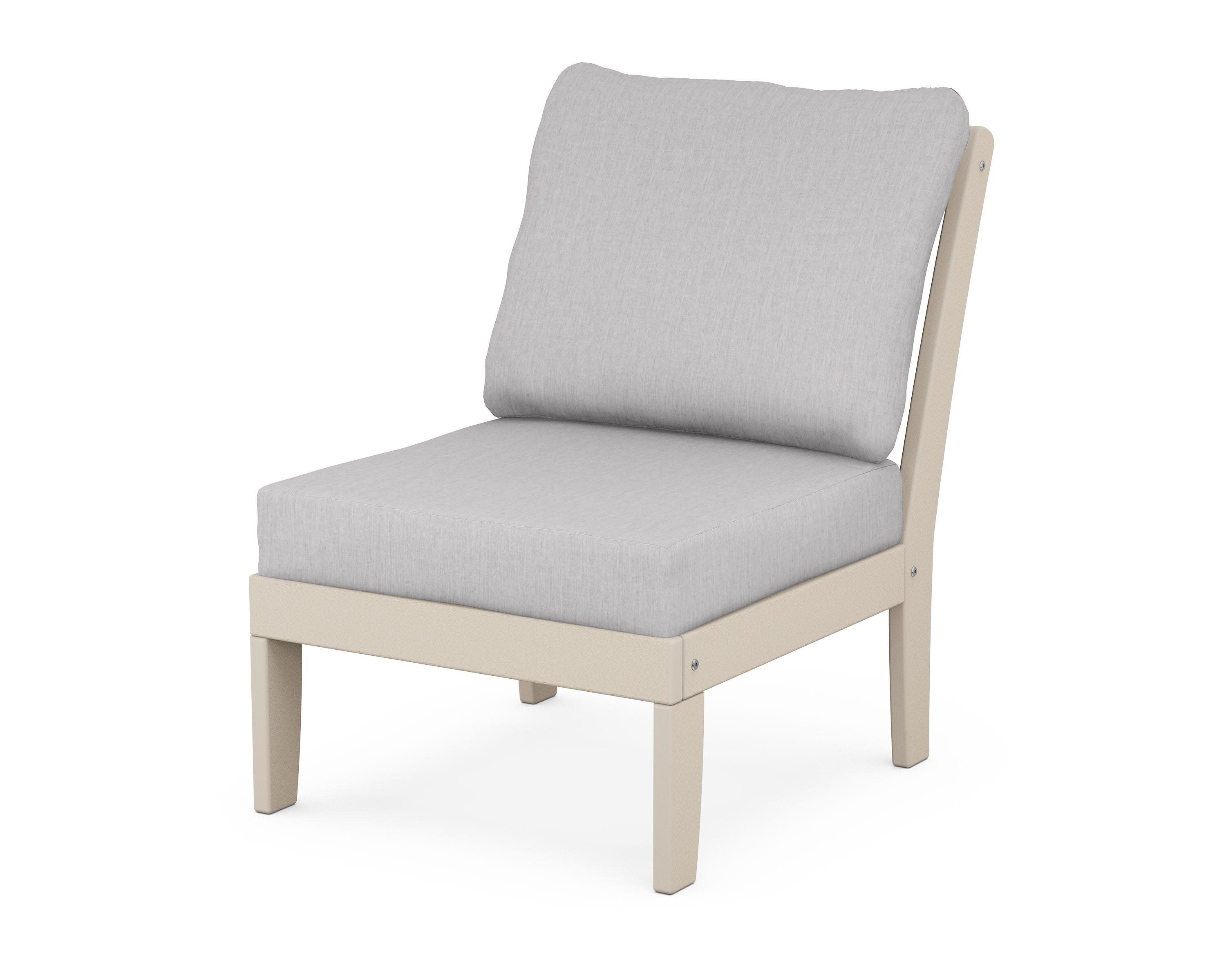 Yacht Club Modular Armless Chair in Sand Castle / Granite