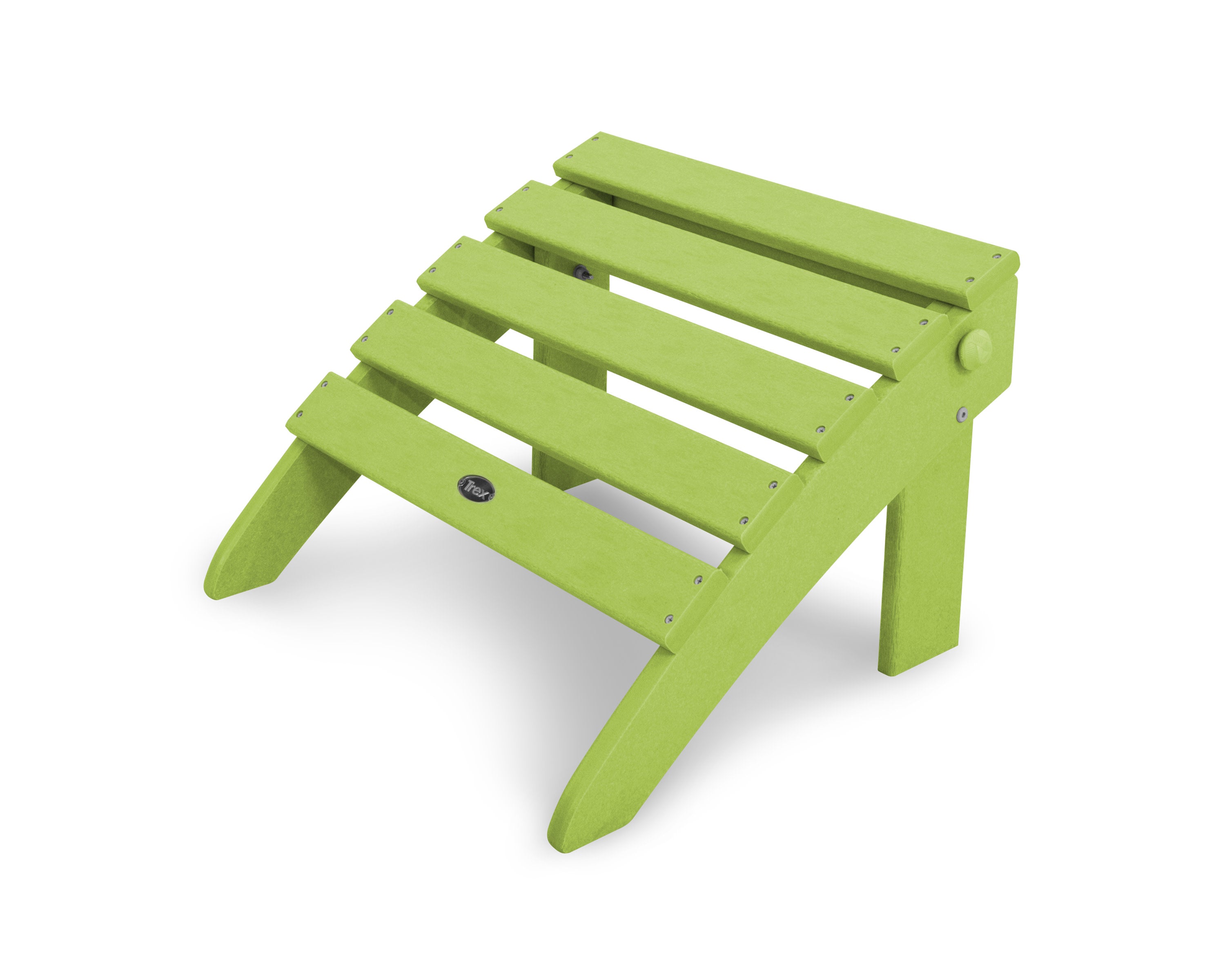 Cape Cod Folding Ottoman in Lime