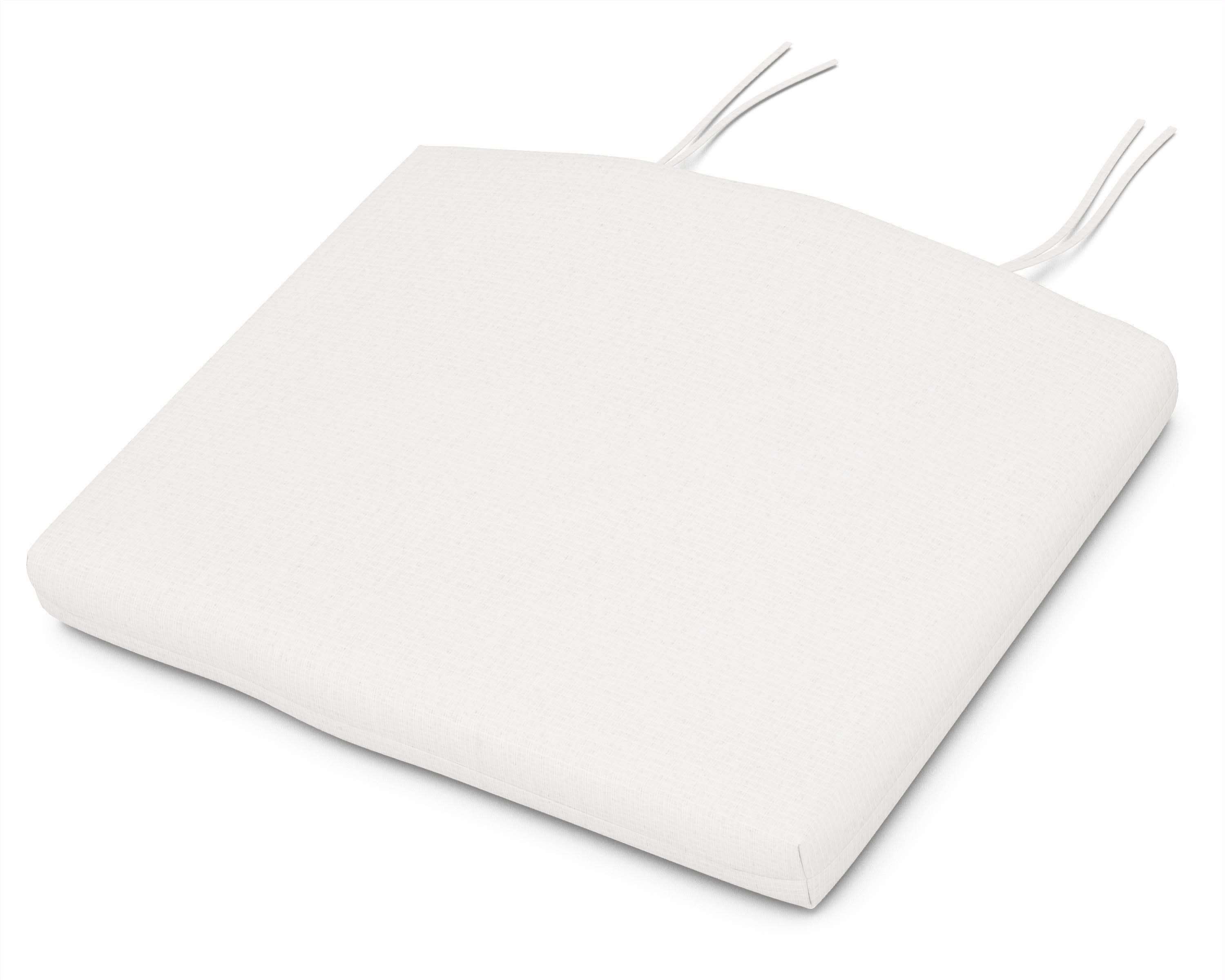Seat Cushion - 20"W x 18.5"D x 2.5"H in Natural Linen