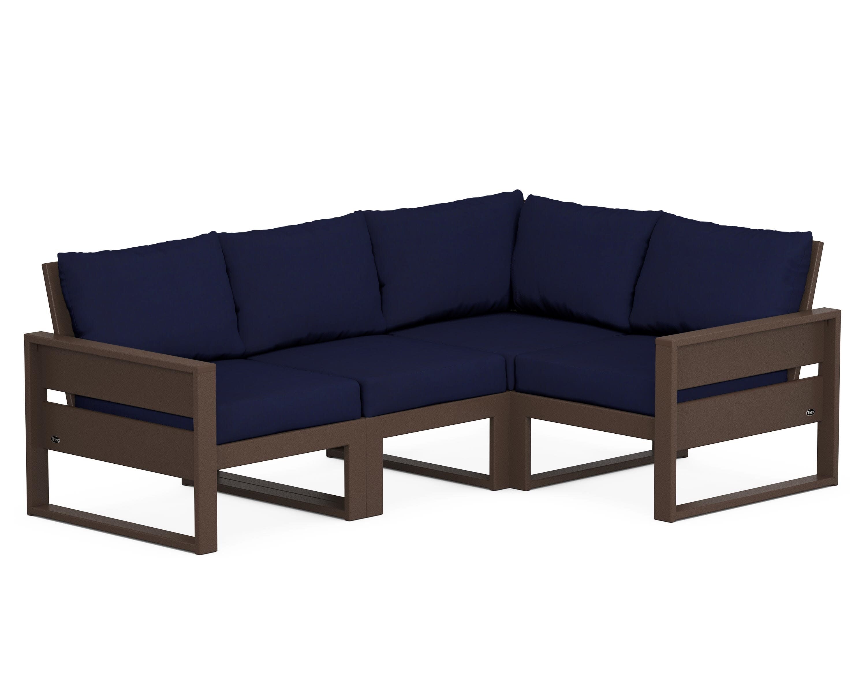 Eastport 4- Piece Sectional in Vintage Lantern / Navy