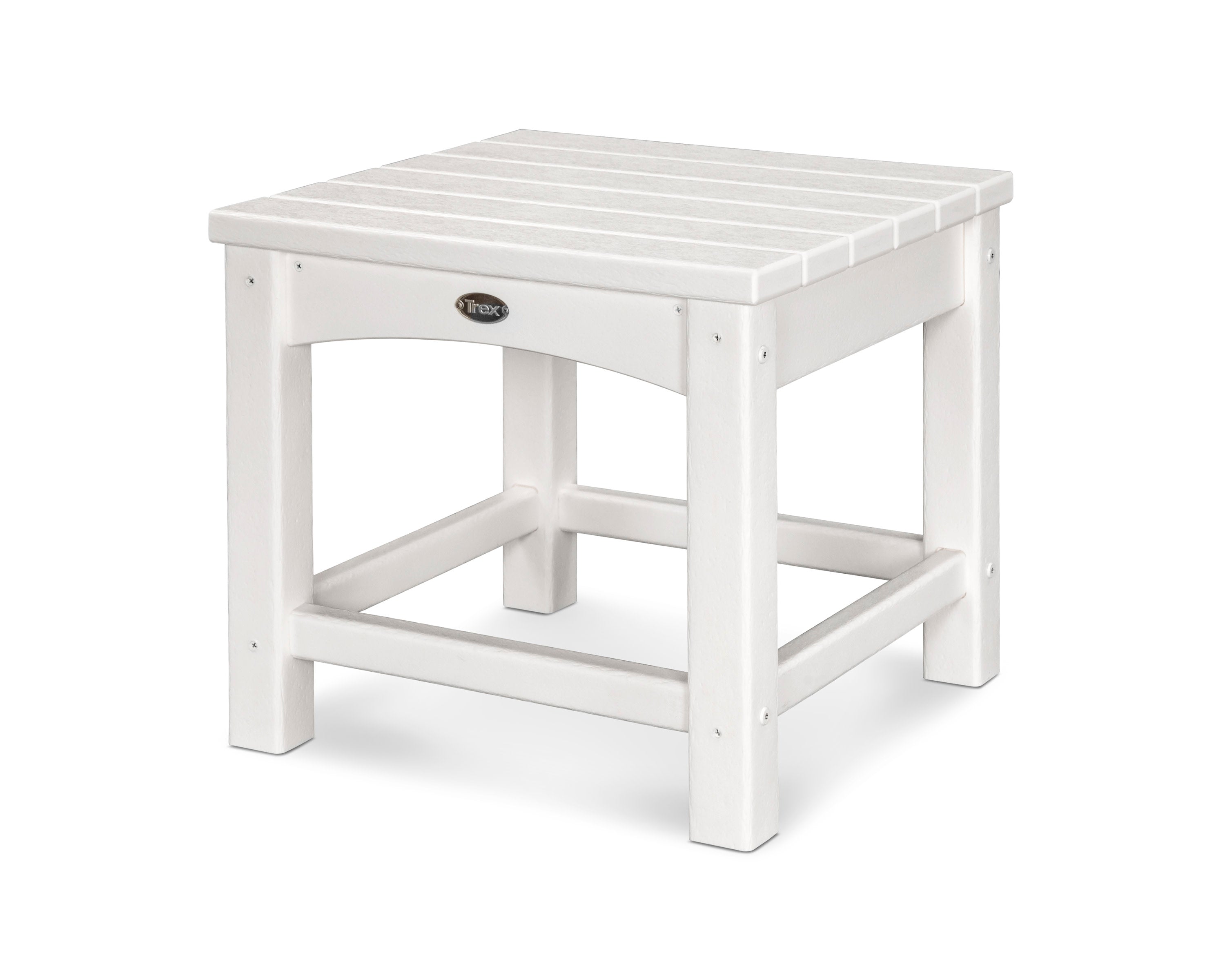 Rockport Club 18" Side Table in Classic White