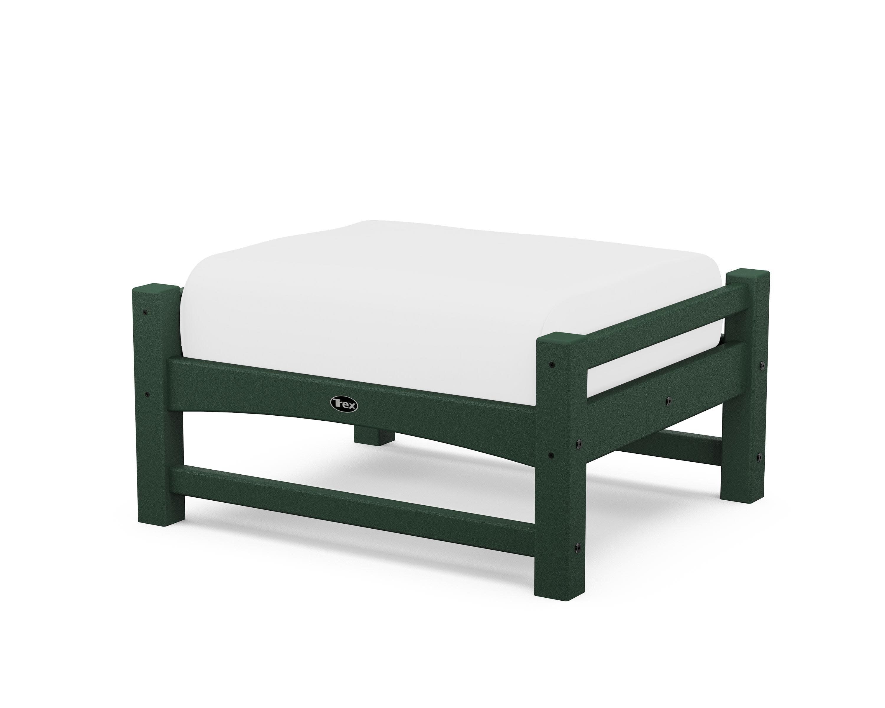 Rockport Club Ottoman in Rainforest Canopy / Natural