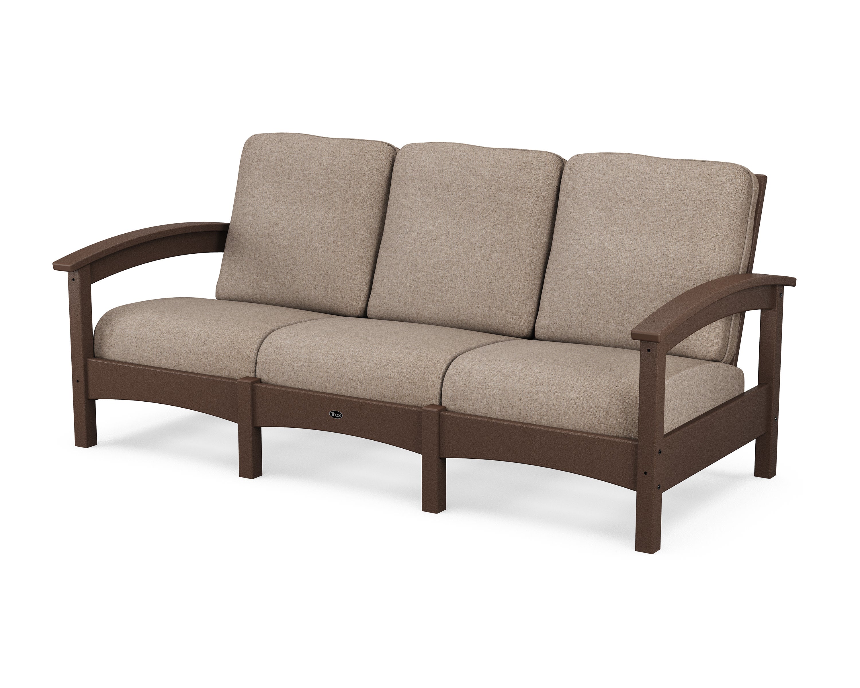 Rockport Club Sofa in Vintage Lantern / Spiced Burlap