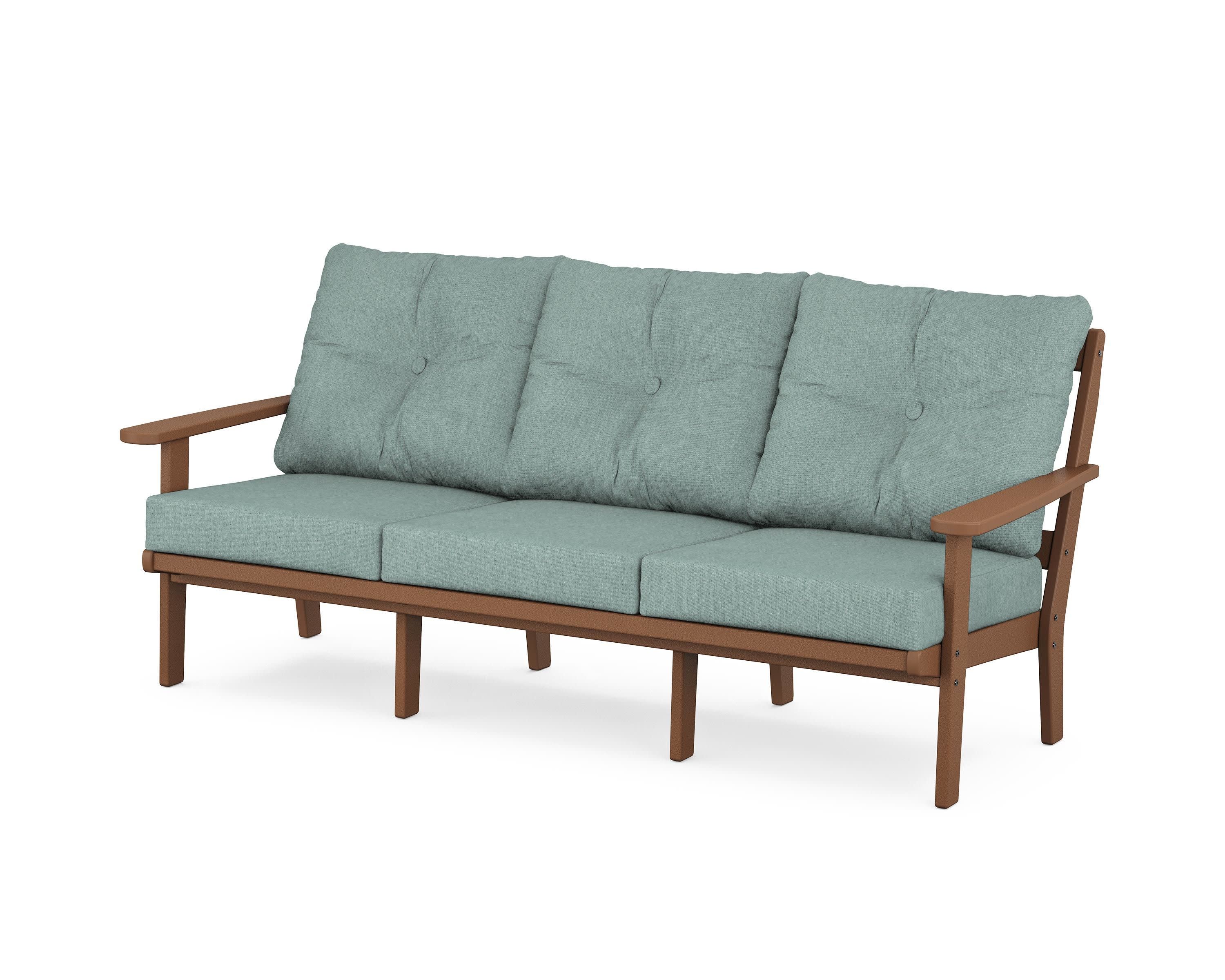 Cape Cod Deep Seating Sofa in Tree House / Glacier Spa