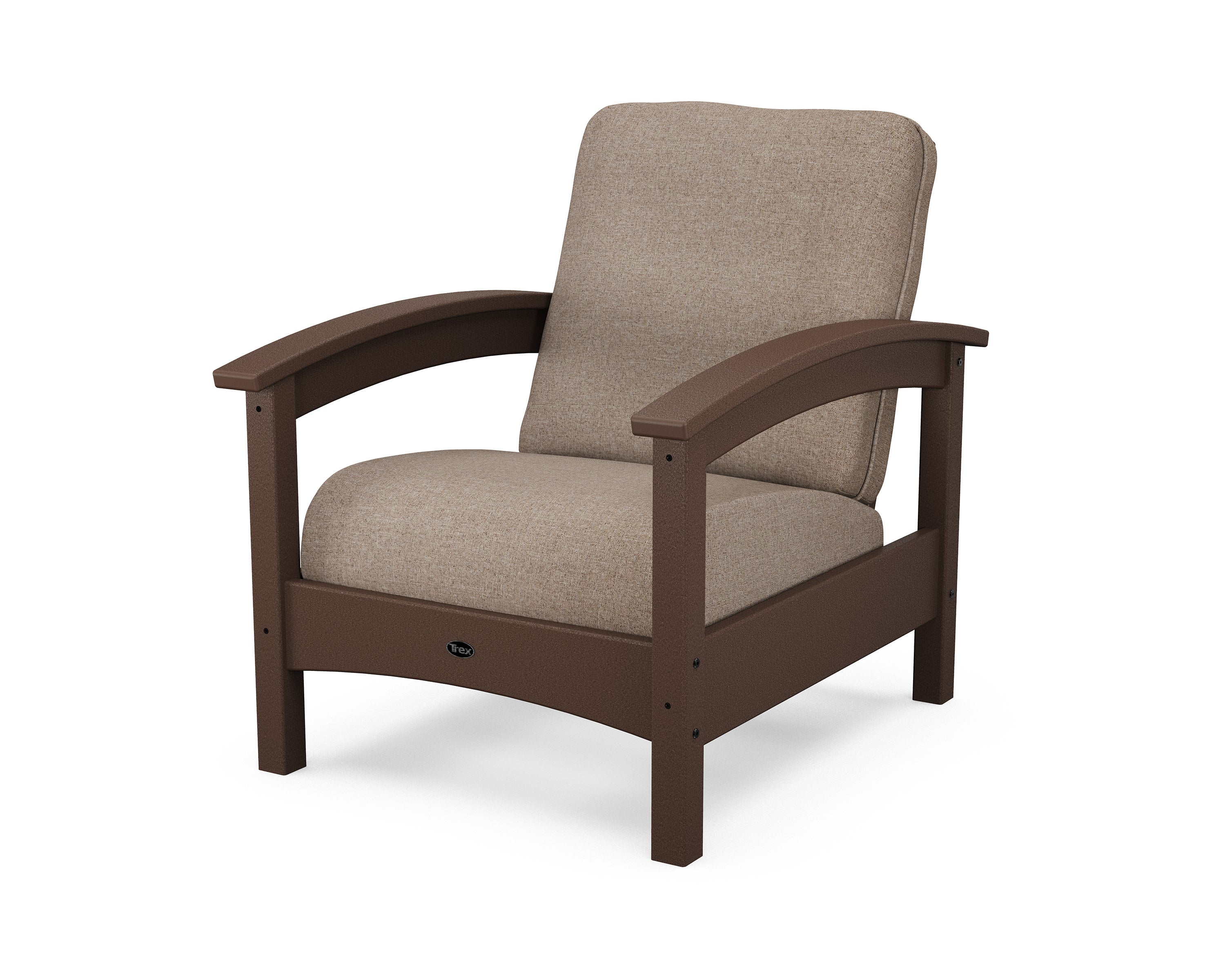 Rockport Club Chair in Vintage Lantern / Spiced Burlap