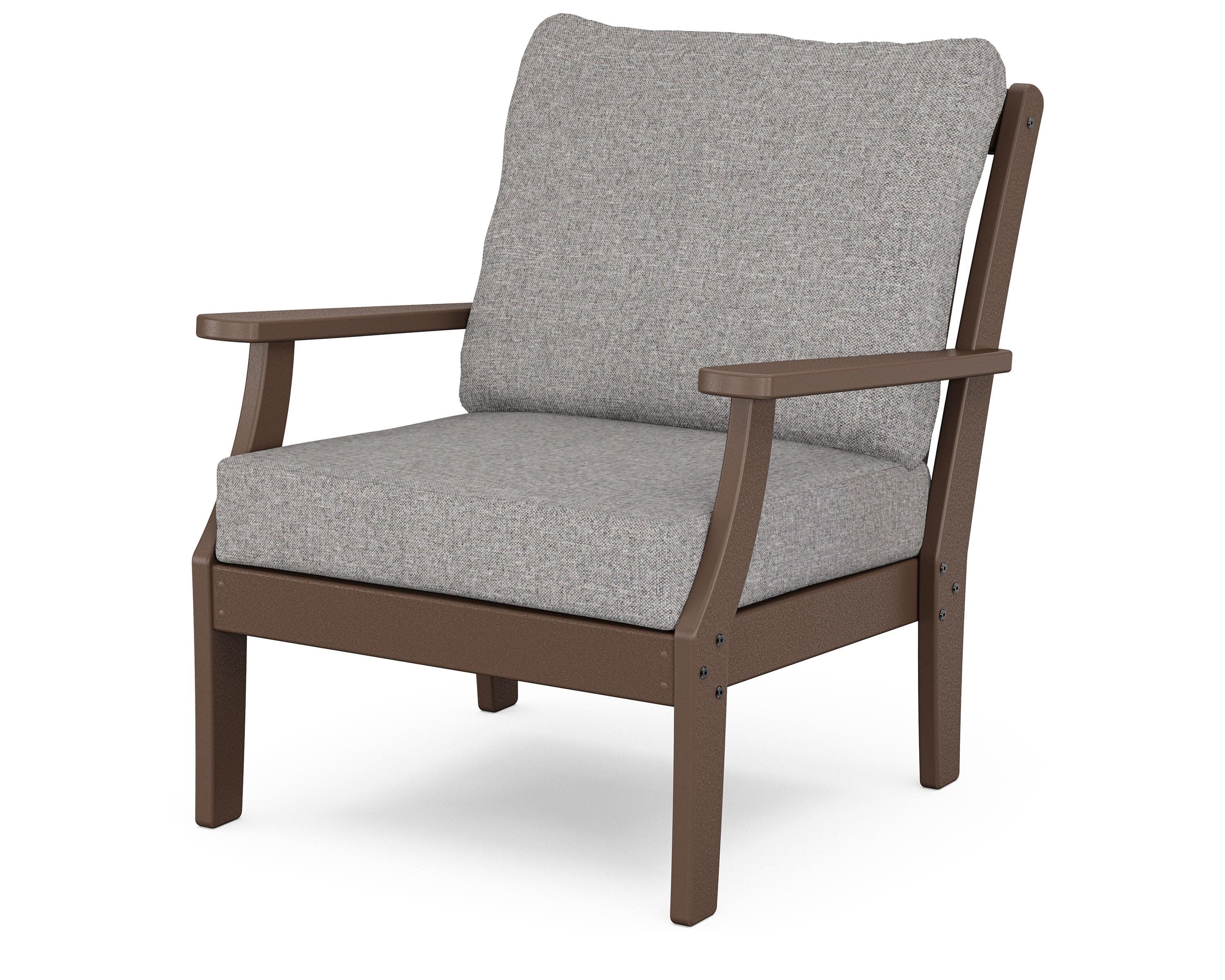 Yacht Club Deep Seating Chair in Vintage Lantern / Grey Mist