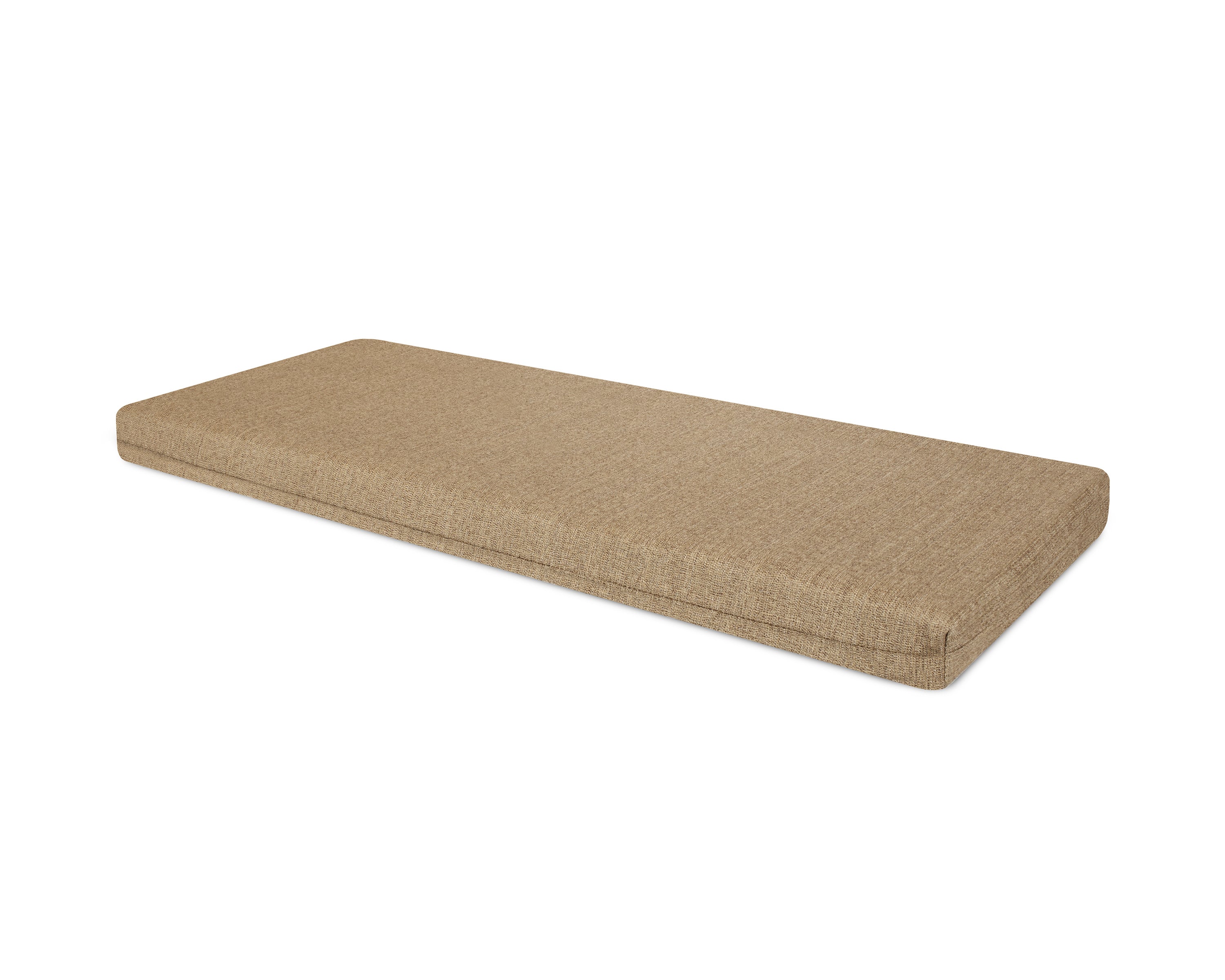 Bench Seat Cushion 17.25"D x 43.5"W x 2.5"H in Sesame