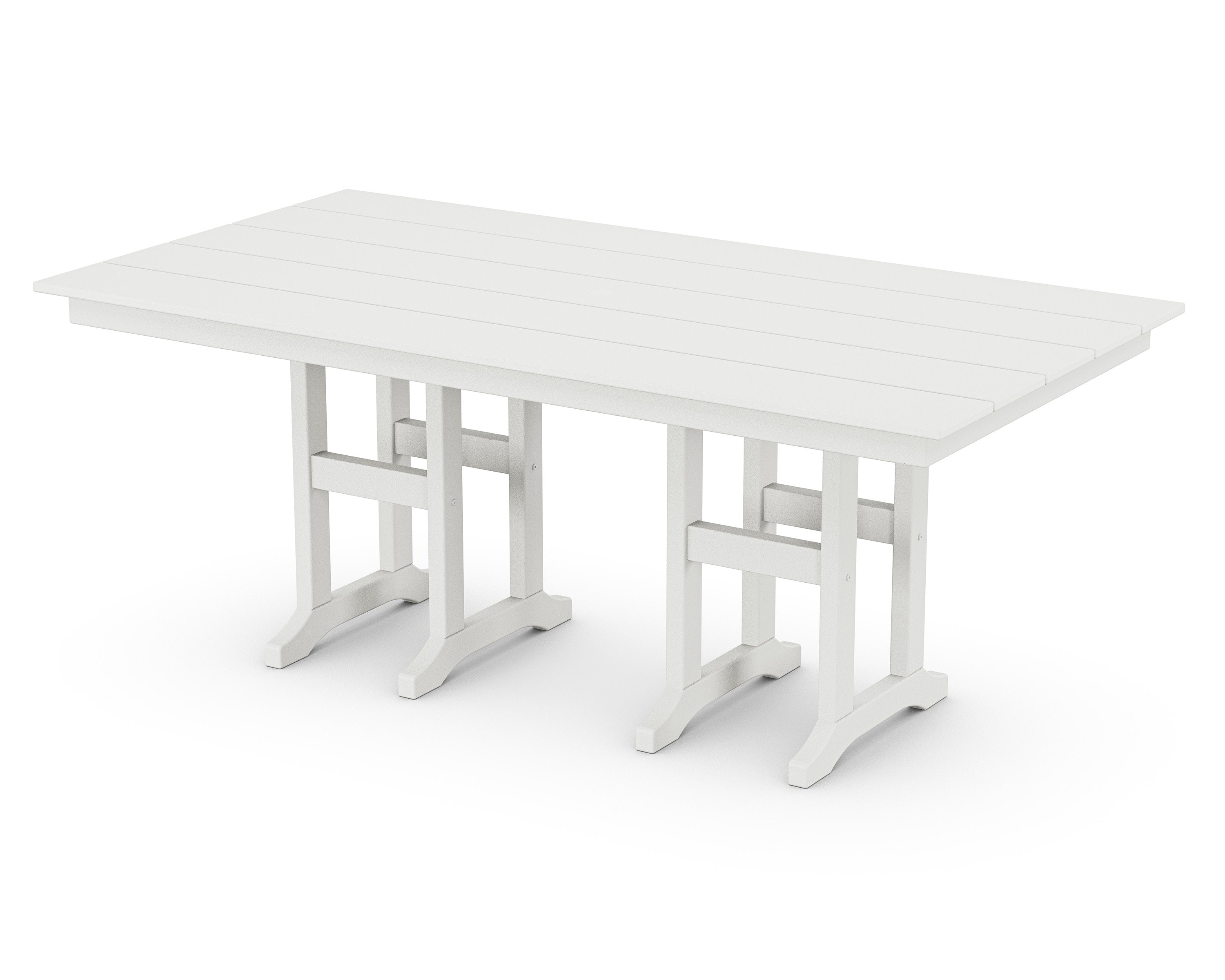 Monterey Bay 37" x 72" Dining Table in Classic White