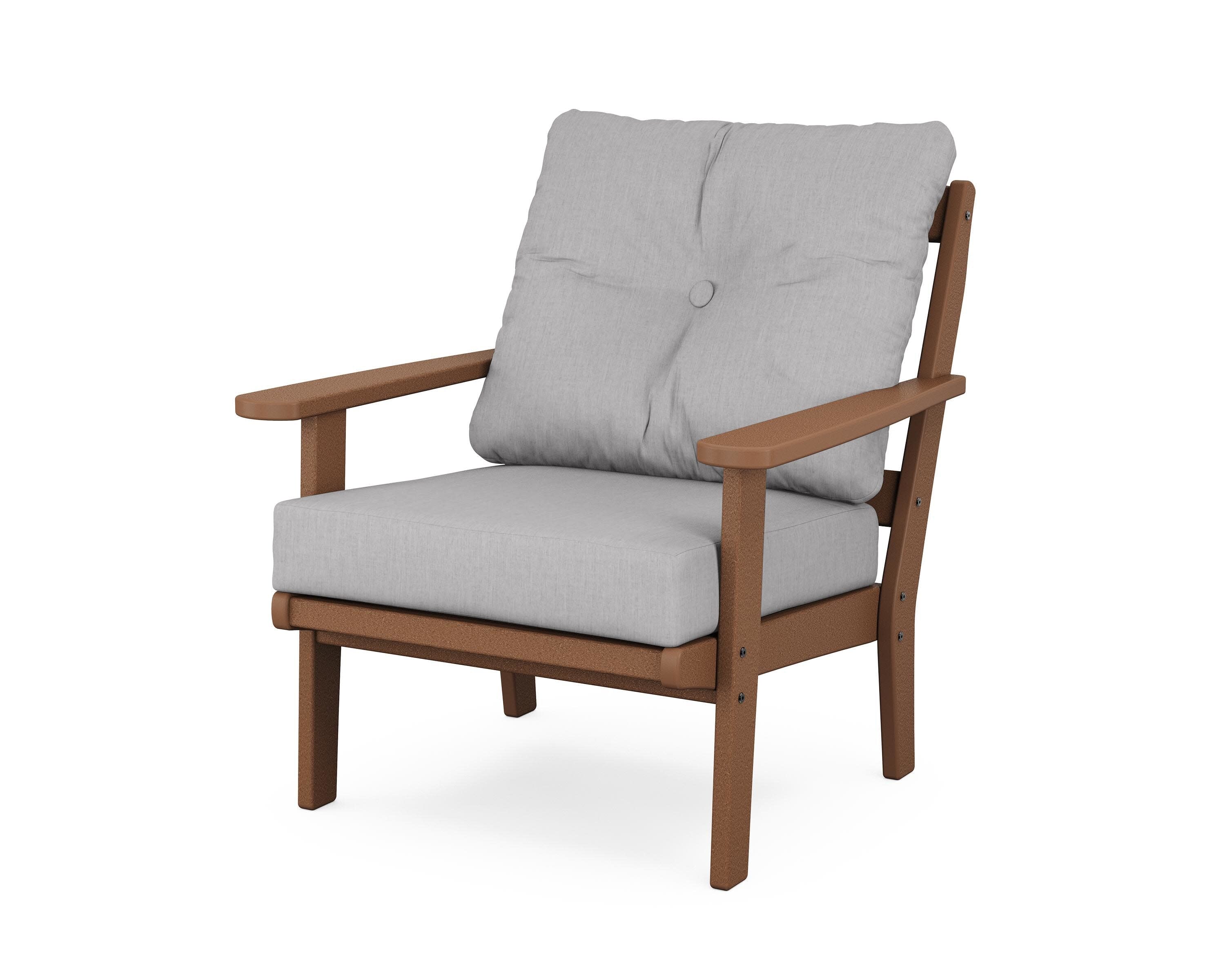 Cape Cod Deep Seating Chair in Tree House / Granite