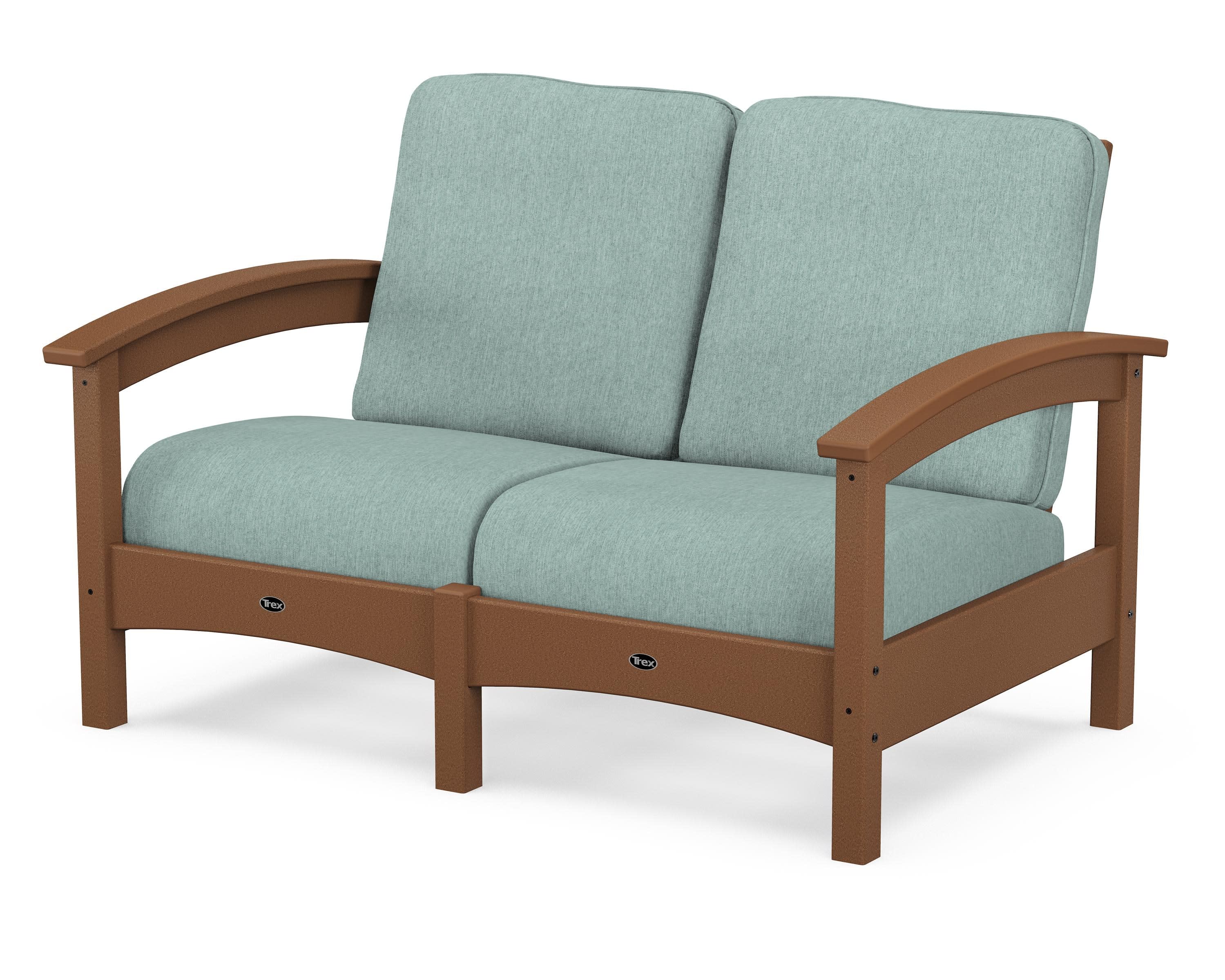 Rockport Club Loveseat in Tree House / Glacier Spa