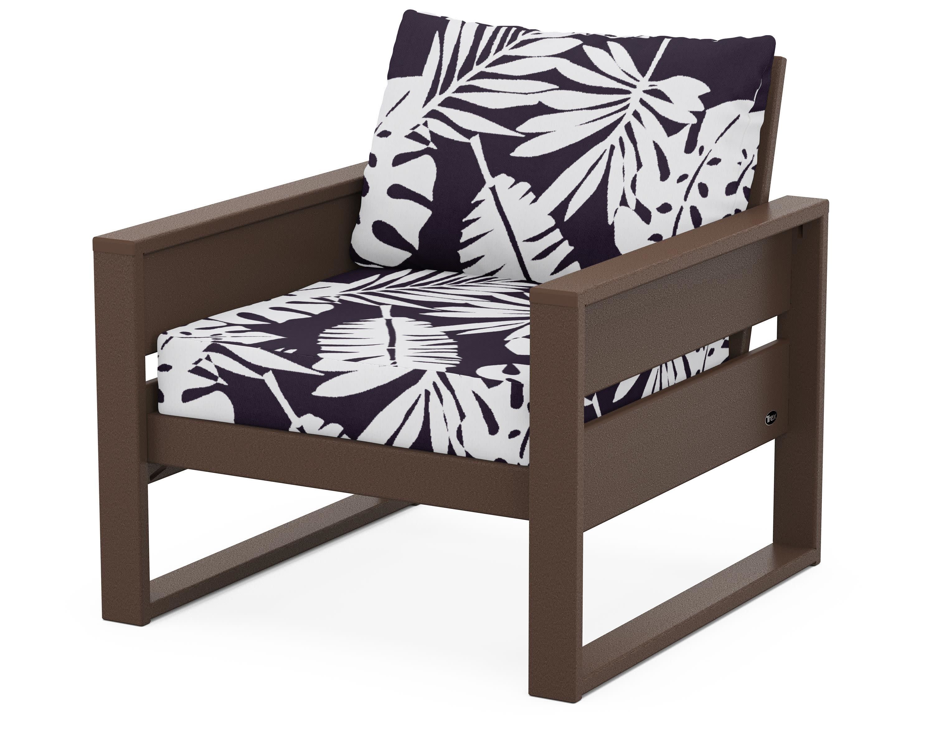 Eastport Club Chair in Vintage Lantern / Leaf Navy