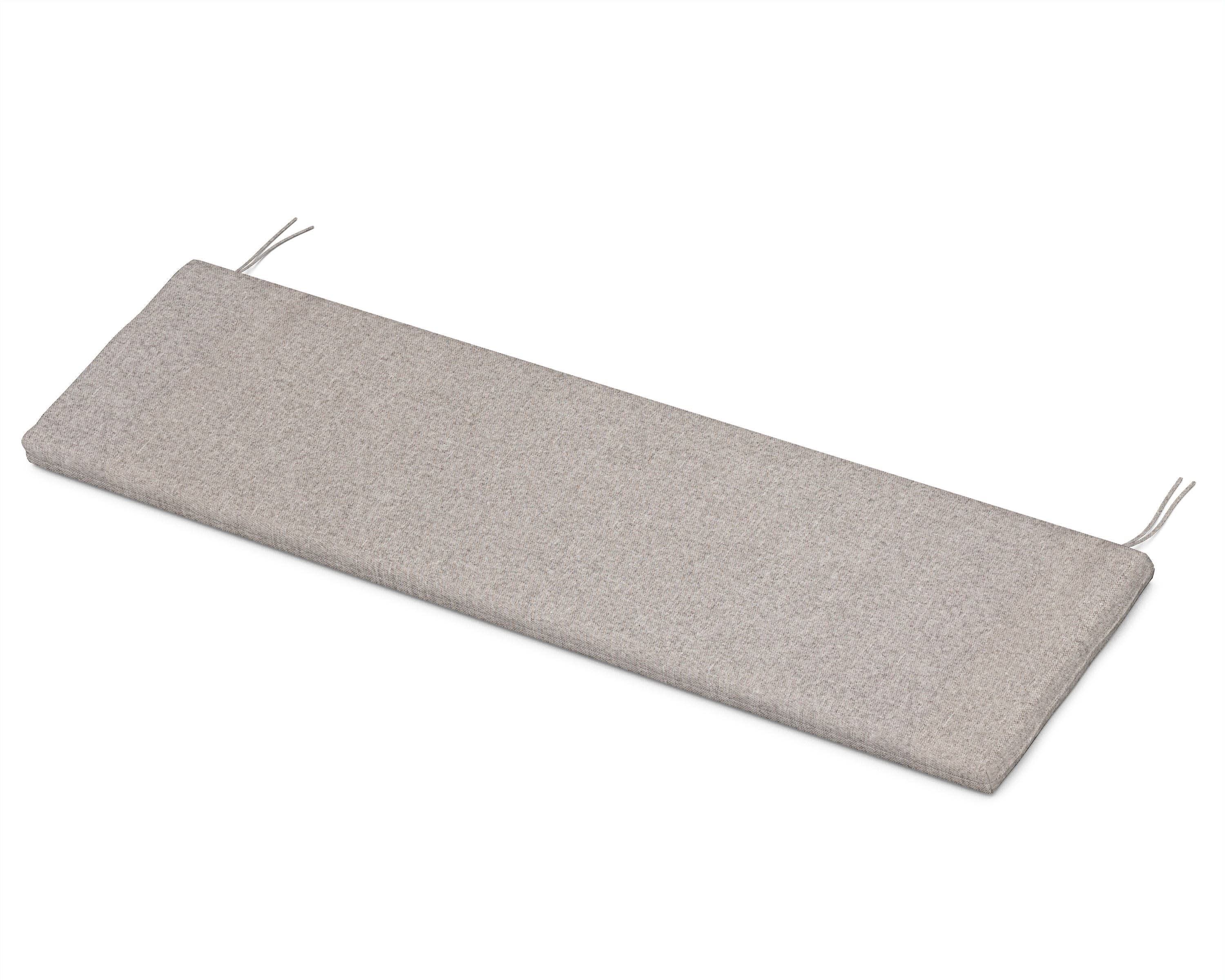 Bench Seat Cushion - 18.5"D x 55.5"W x 2.5"H in Weathered Tweed