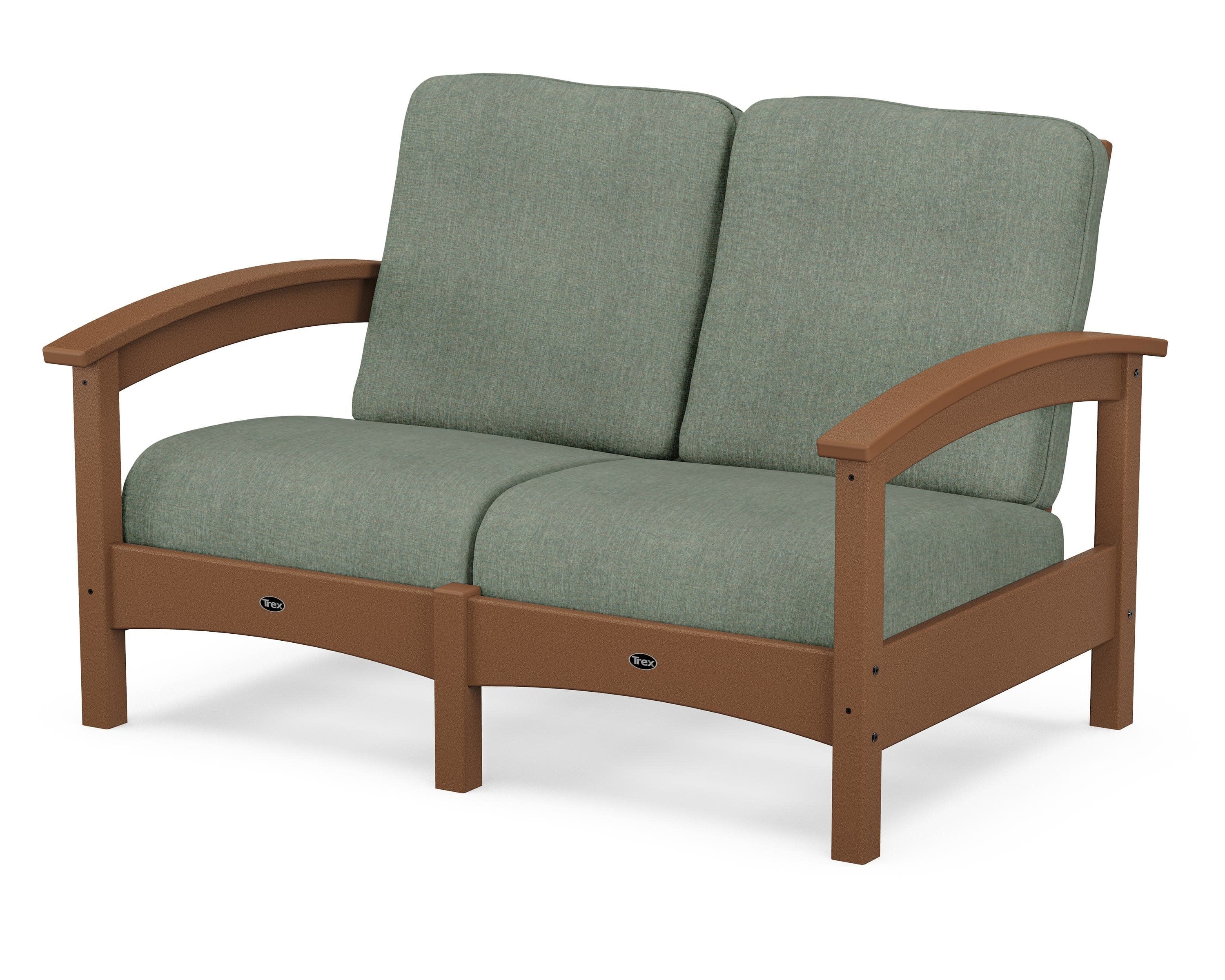 Rockport Club Loveseat in Tree House / Cast Sage