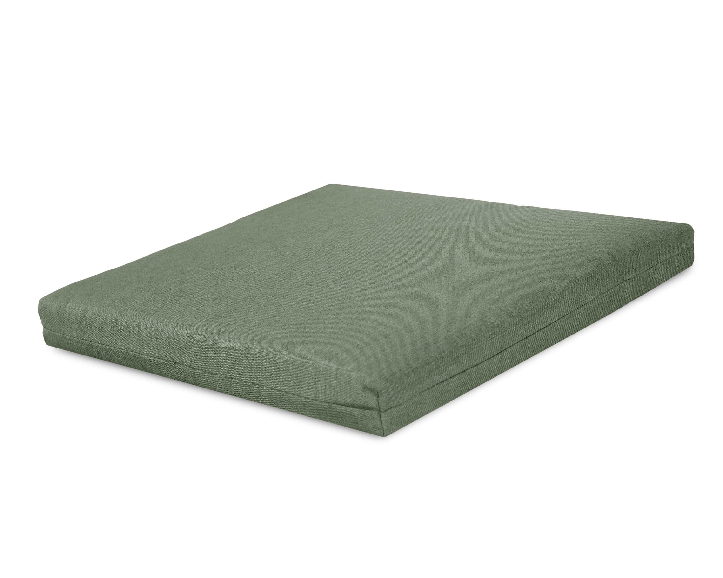 Seat Cushion - 17.25"D x 19.25"W x 2.5"H in Cast Sage