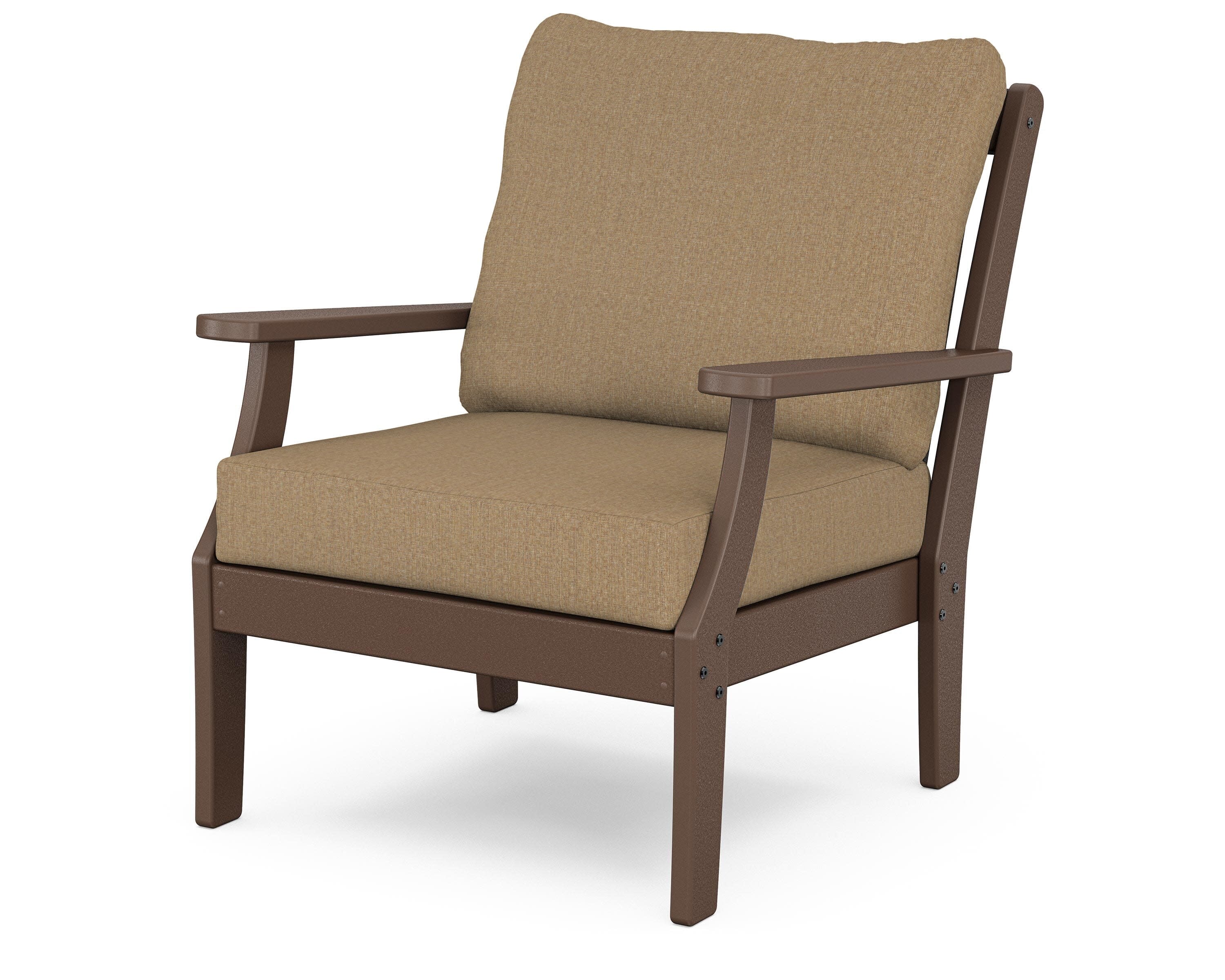 Yacht Club Deep Seating Chair in Vintage Lantern / Sesame