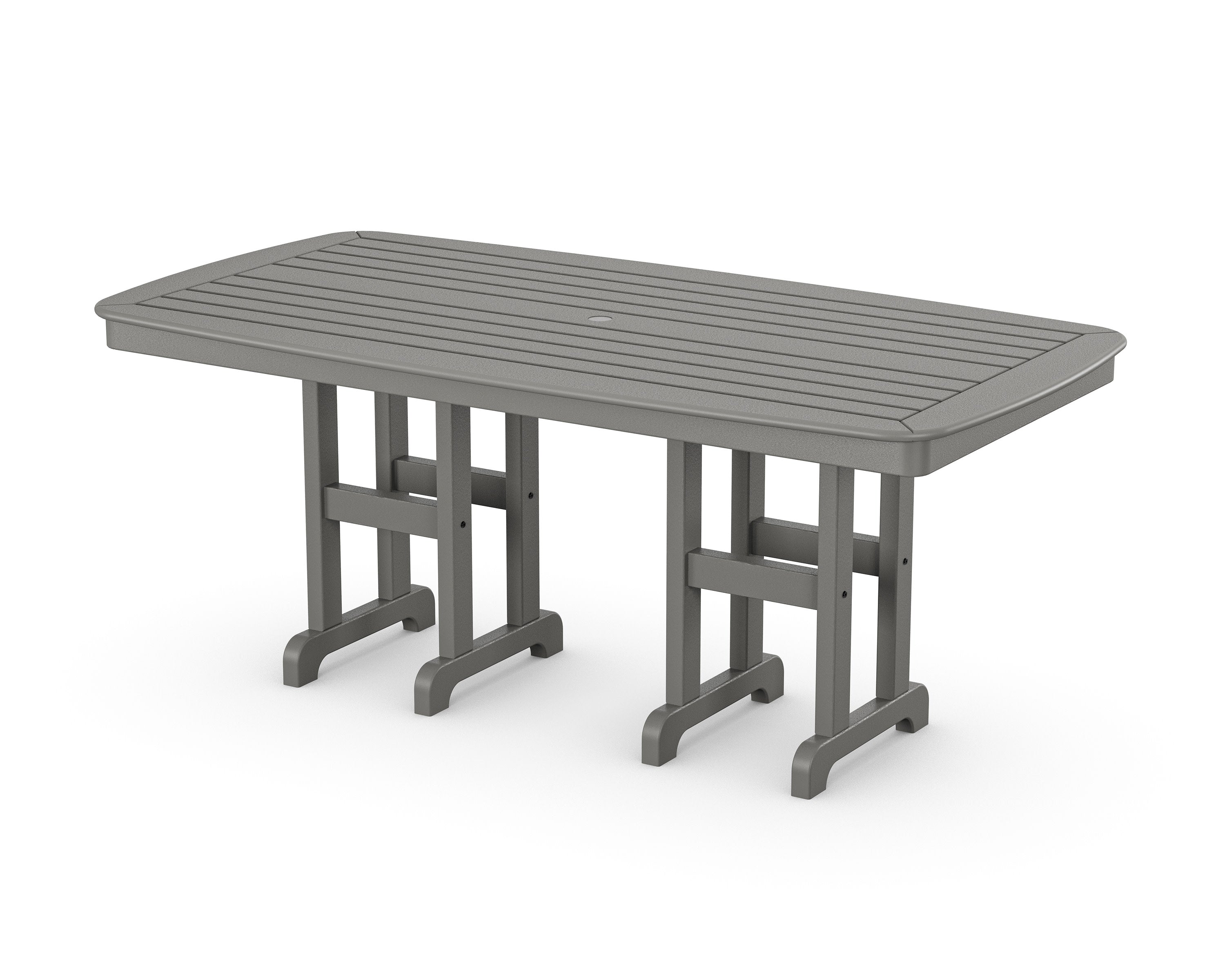 Yacht Club 37" x 72" Dining Table in Stepping Stone