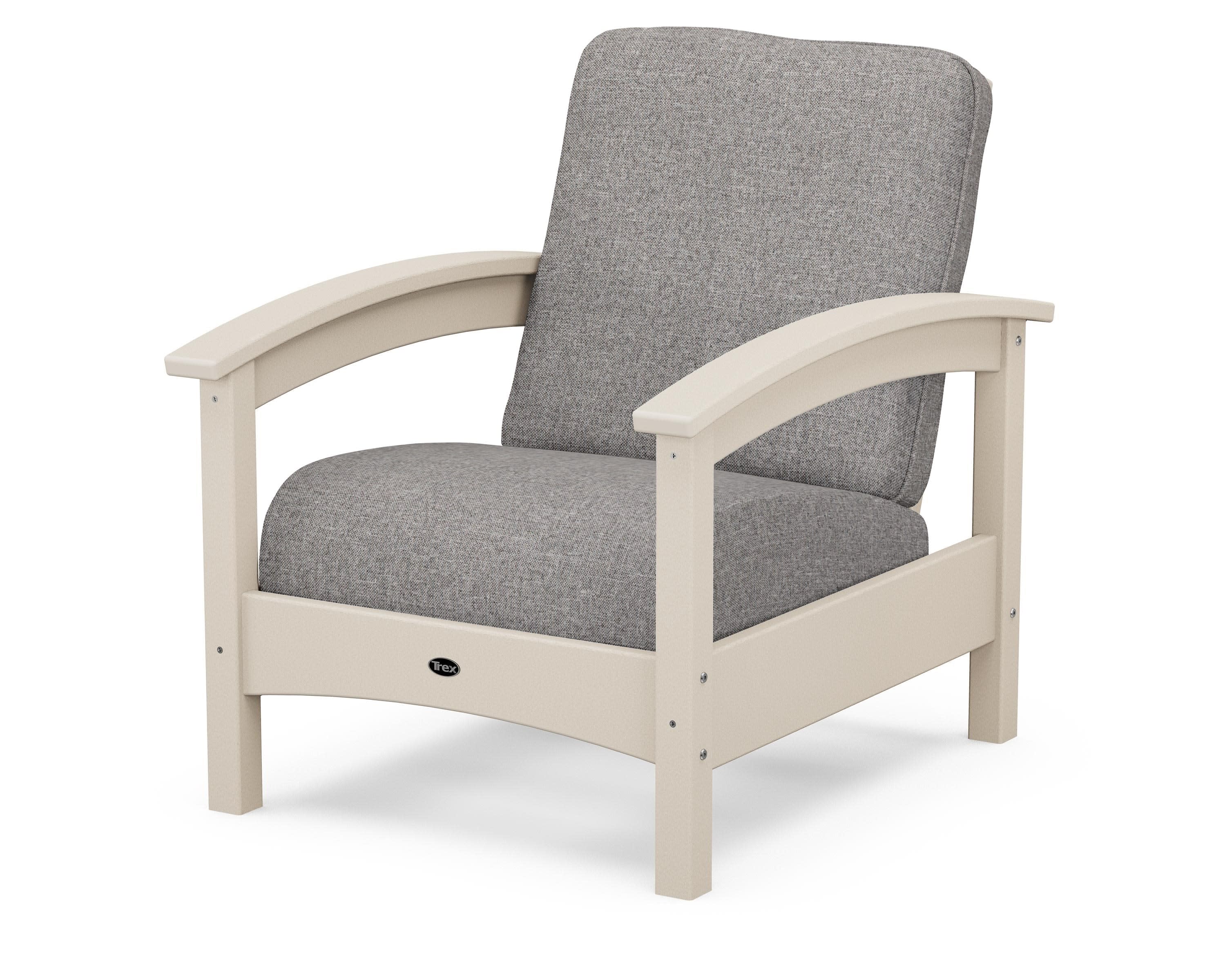 Rockport Club Chair in Sand Castle / Grey Mist
