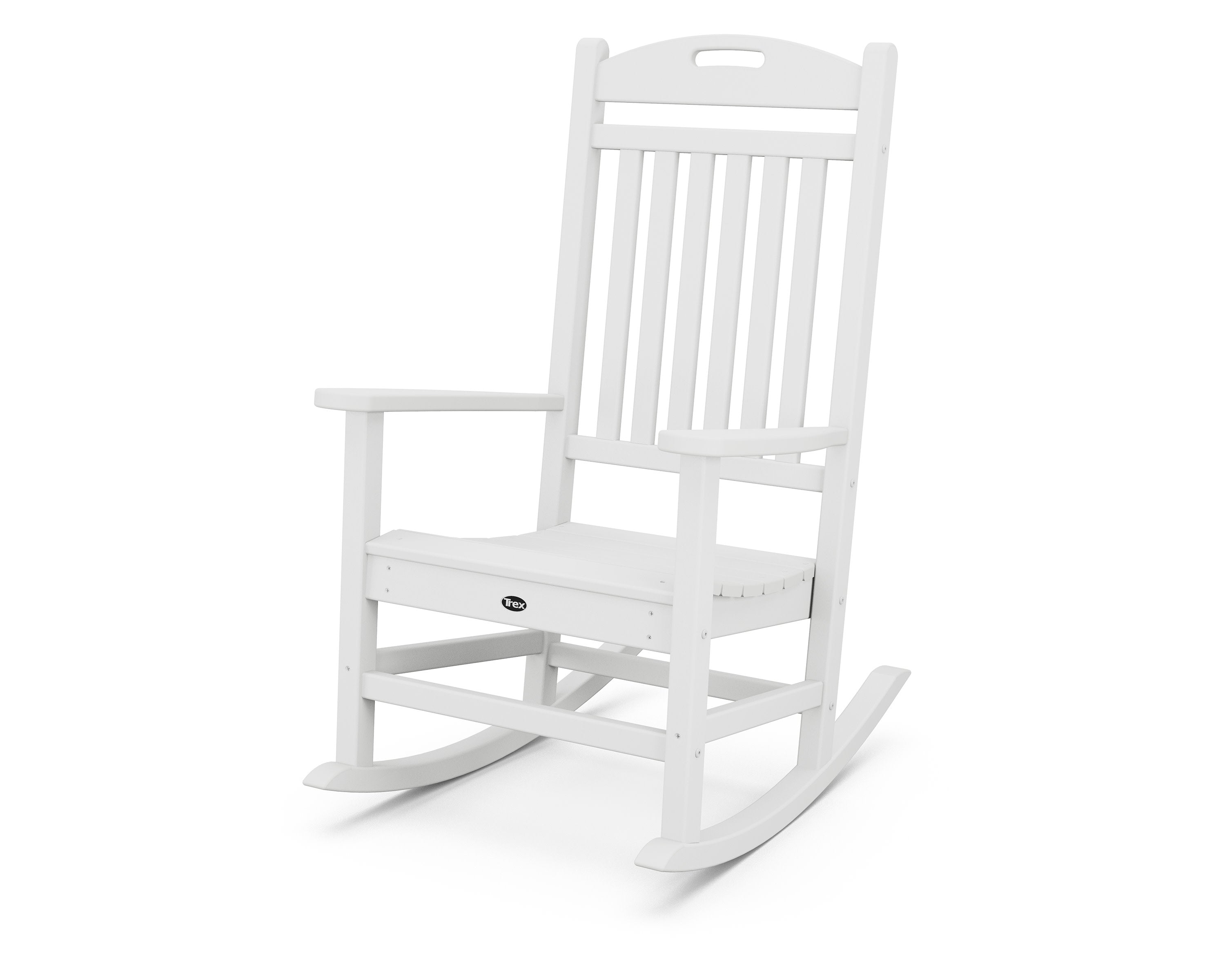 Yacht Club Rocking Chair in Classic White