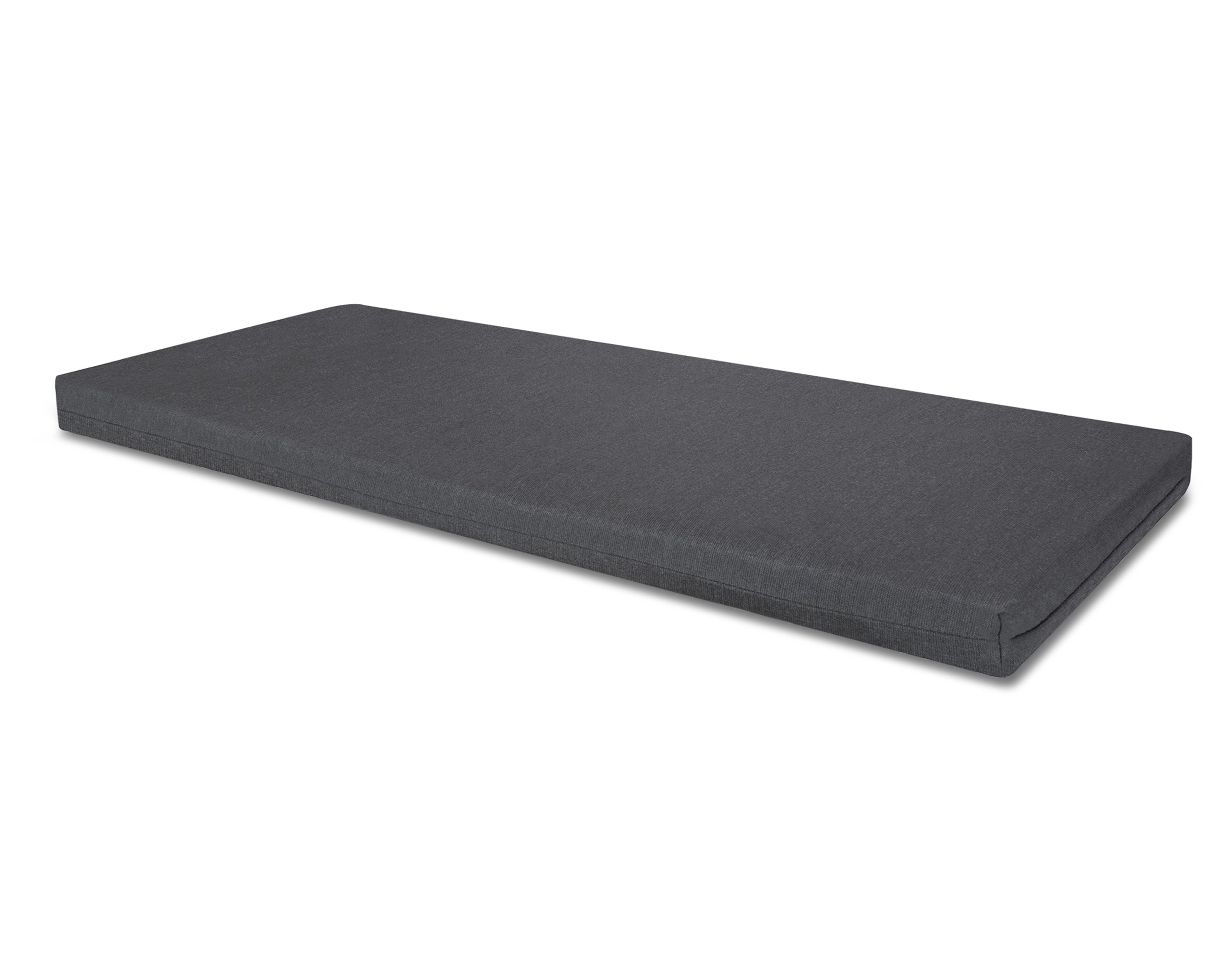 Bench Seat Cushion - 18.5"D x 55.5"W x 2.5"H in Spectrum Carbon