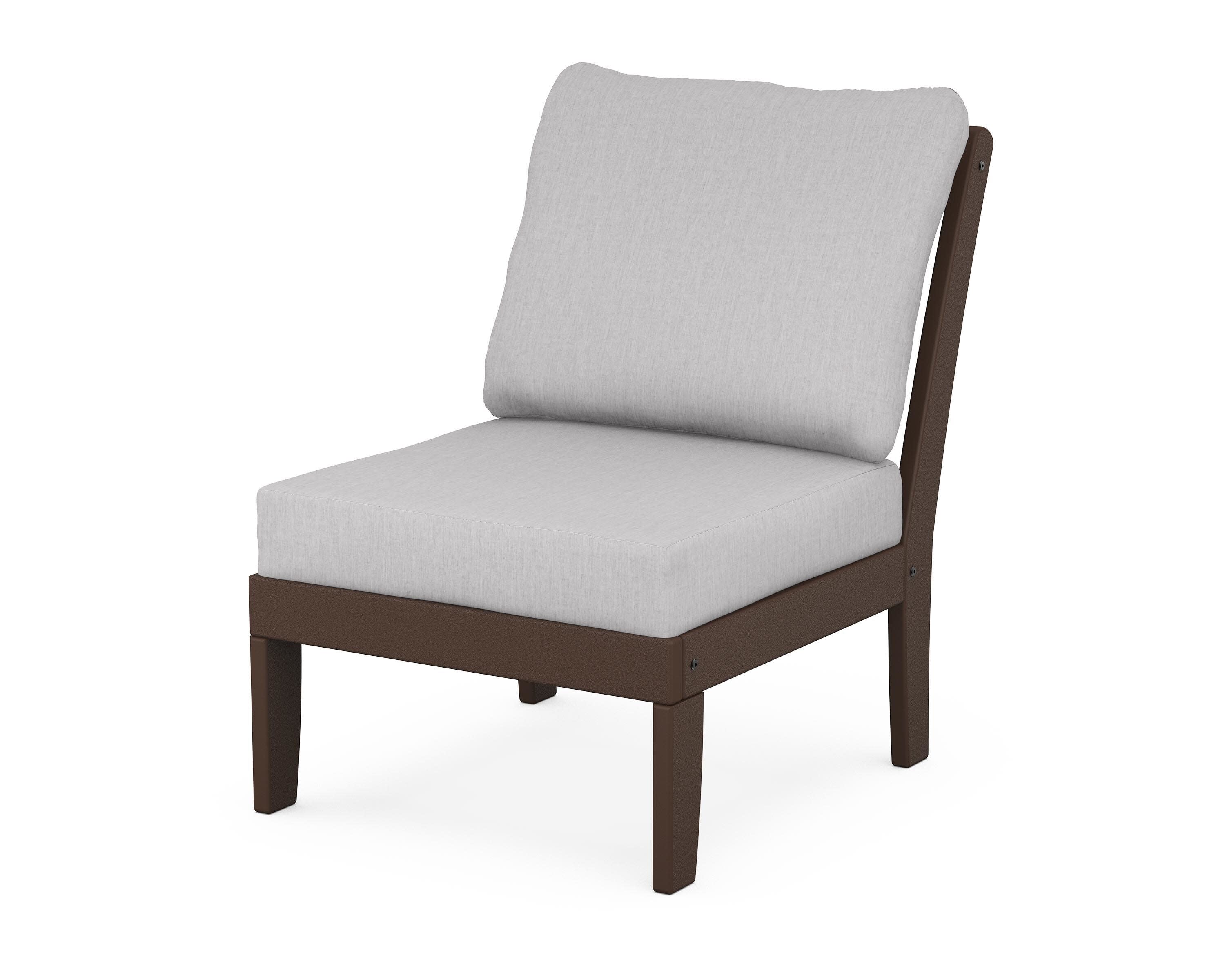 Yacht Club Modular Armless Chair in Vintage Lantern / Granite