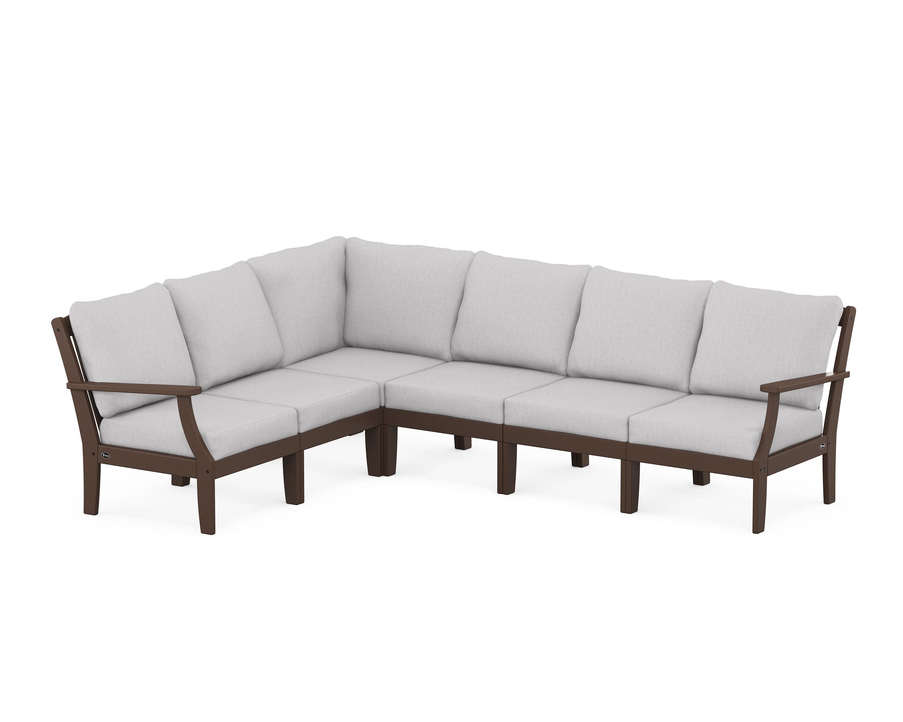Yacht Club Modular 6-Piece Deep Seating Set in Vintage Lantern / Granite