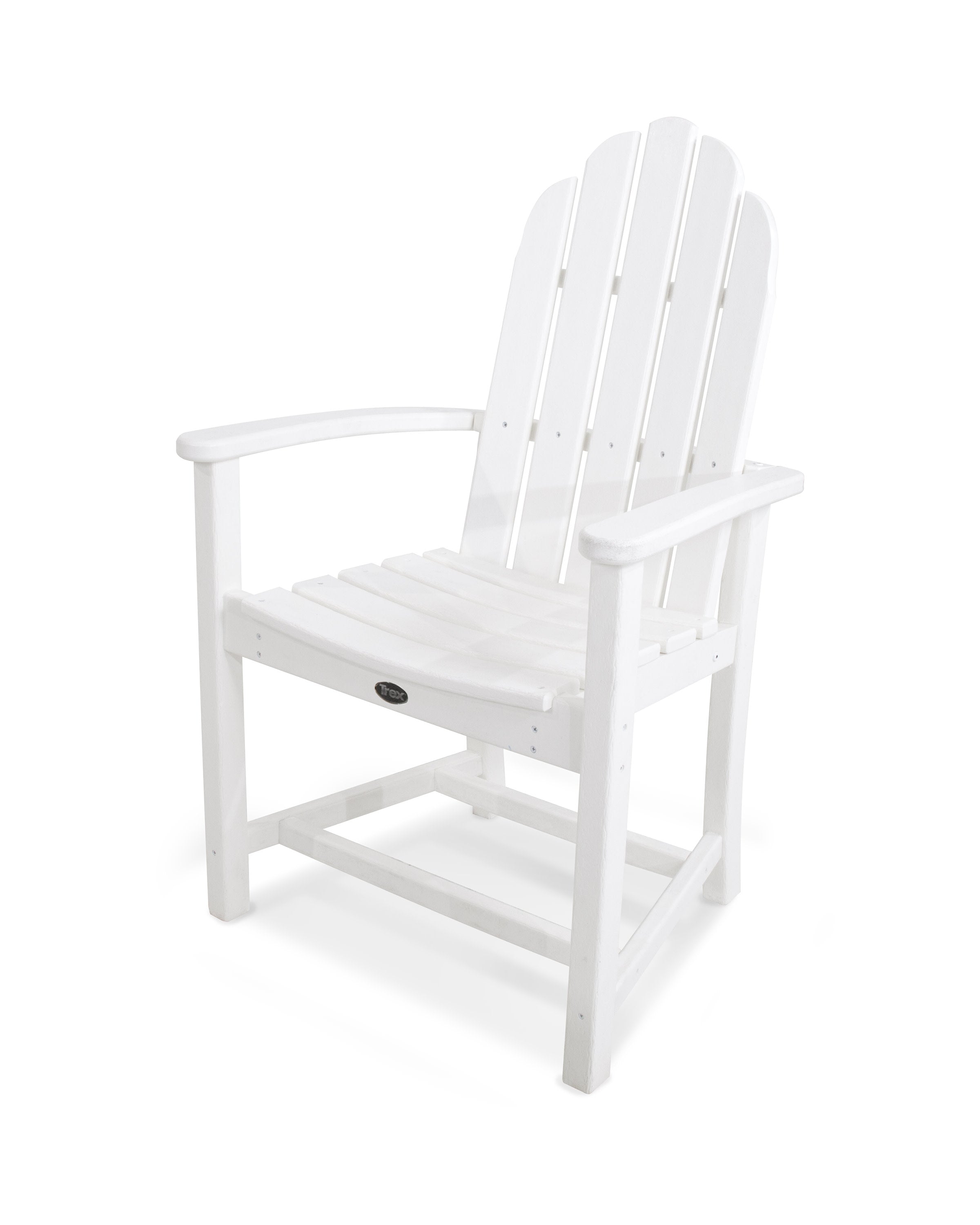 Cape Cod Adirondack Dining Chair in Classic White