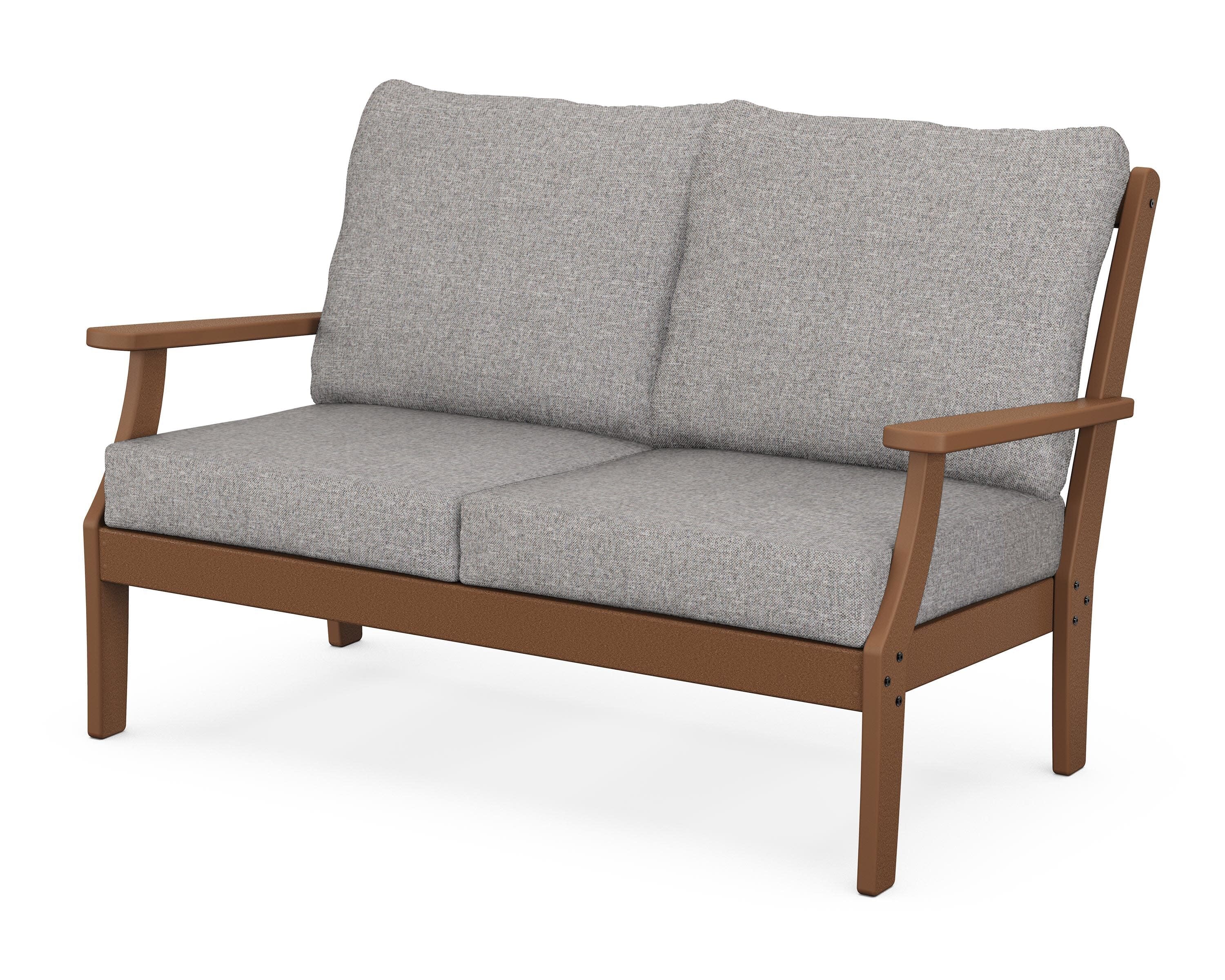 Yacht Club Deep Seating Loveseat in Tree House / Grey Mist