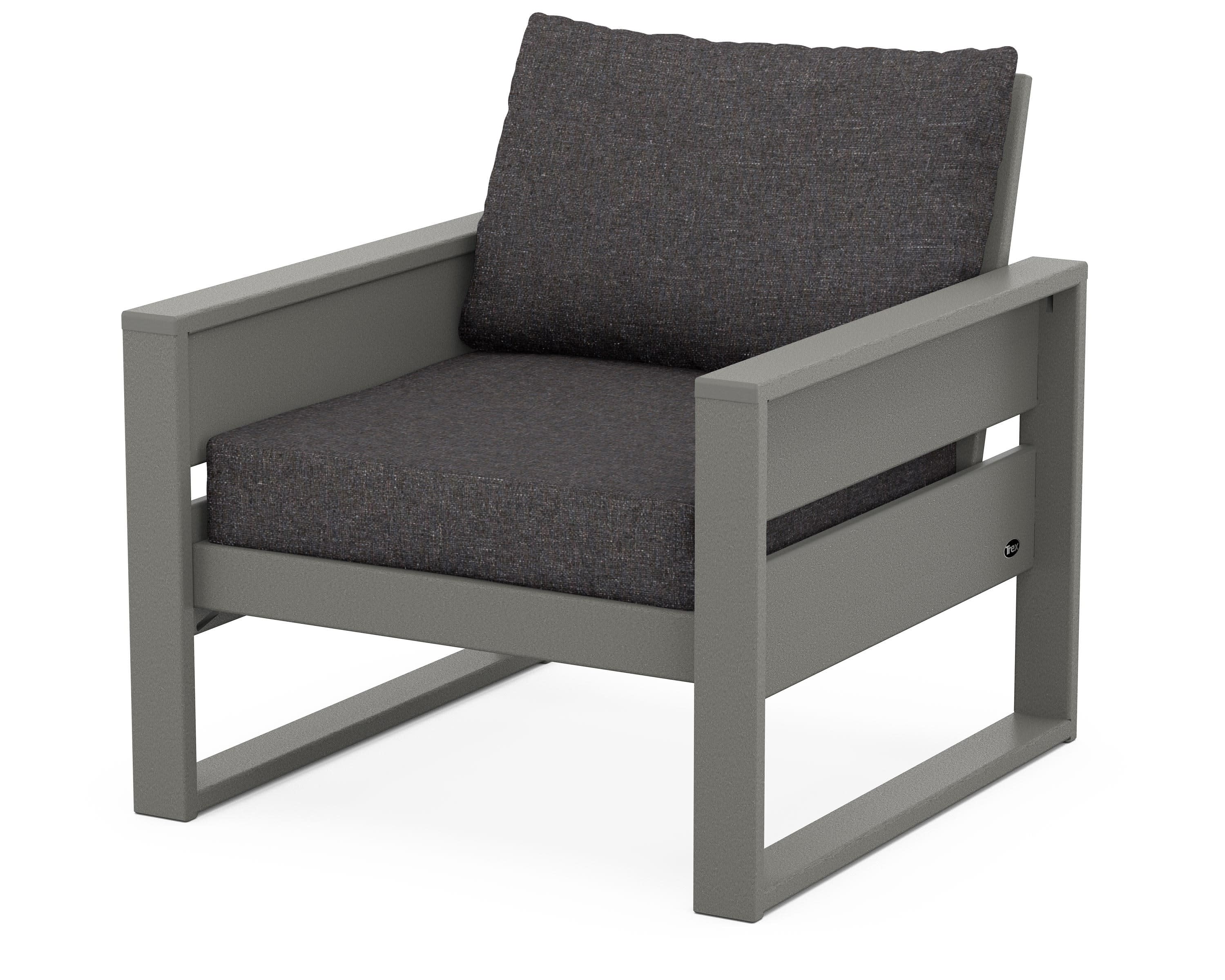 Eastport Club Chair in Stepping Stone / Ash Charcoal