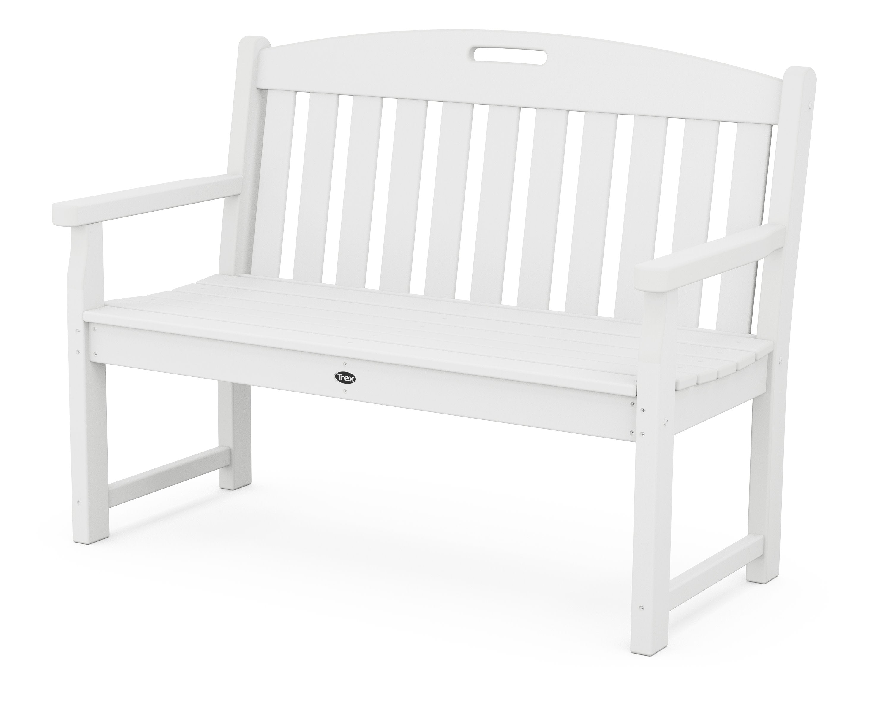 Yacht Club 48" Bench in Classic White
