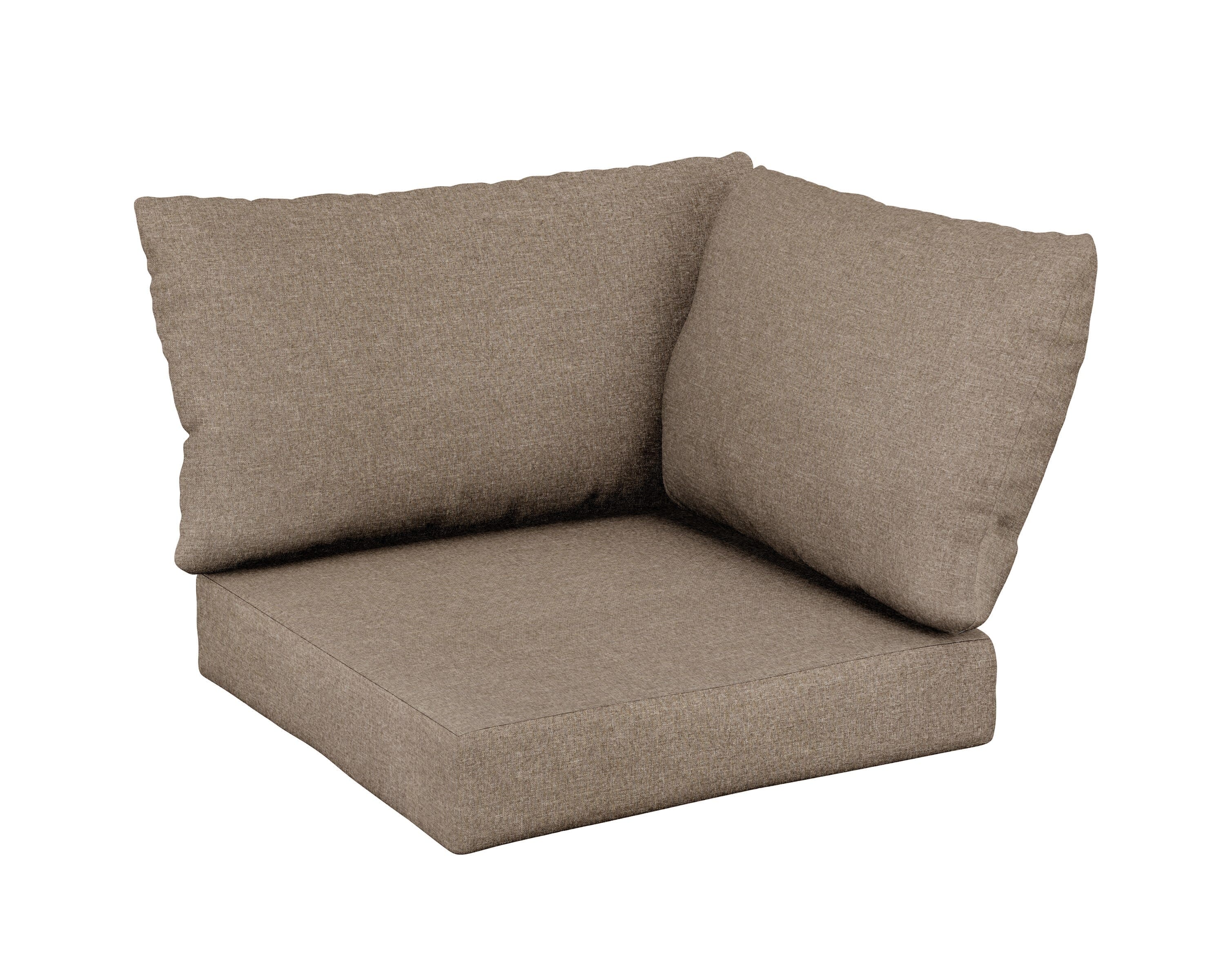 Modular Corner Cushion Set in Spiced Burlap