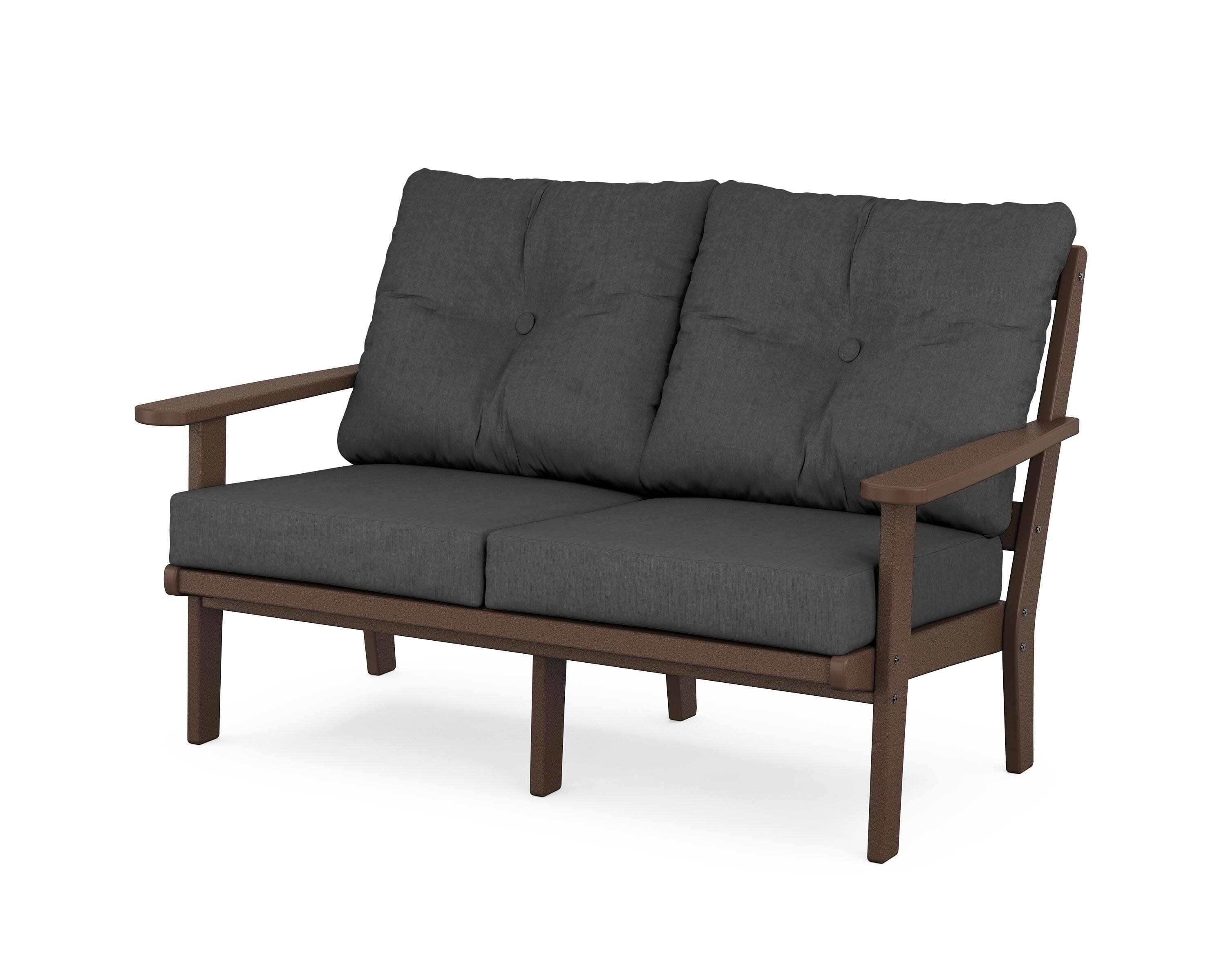 Cape Cod Deep Seating Loveseat in Vintage Lantern / Spectrum Carbon
